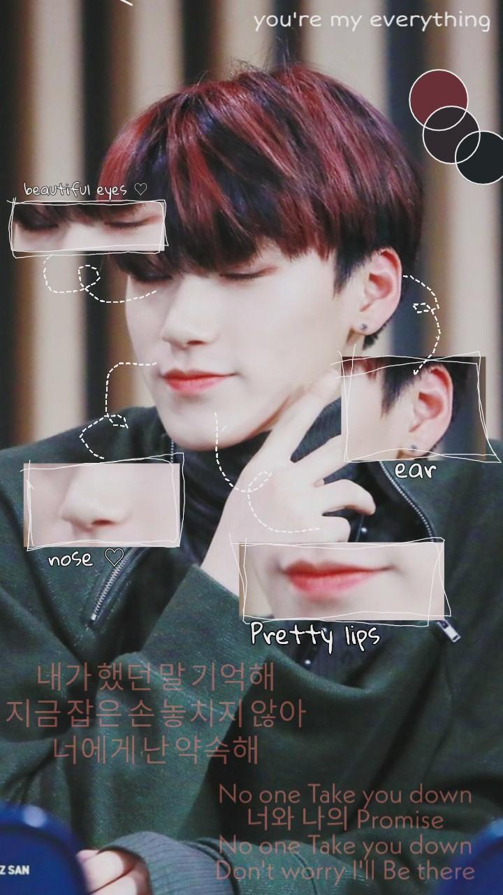 wallpaper kpopedits choisan ateez promise kpop freetoed