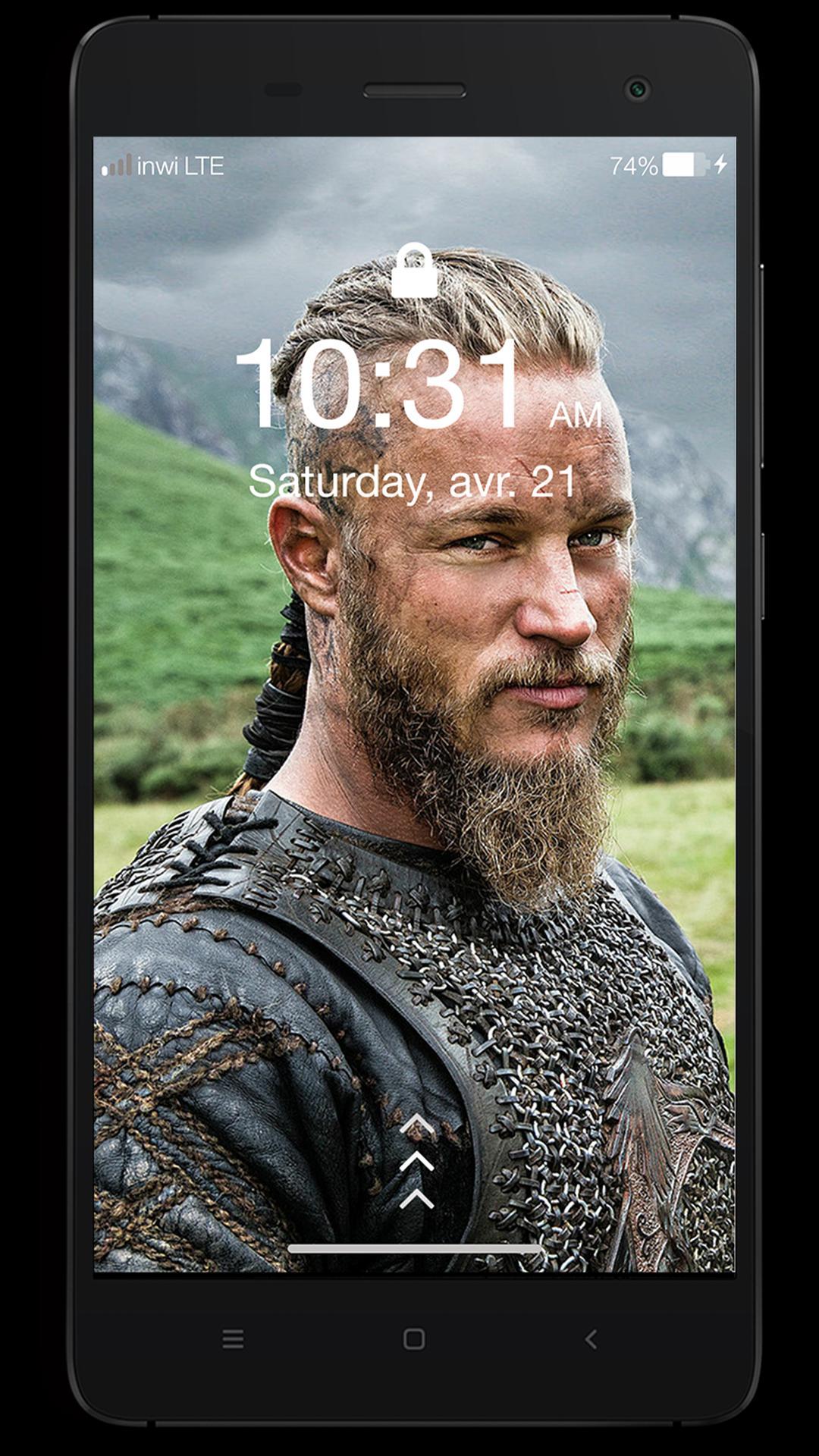 Ragnar Lothbrok Vikings Lock Screen HD Wallpaper