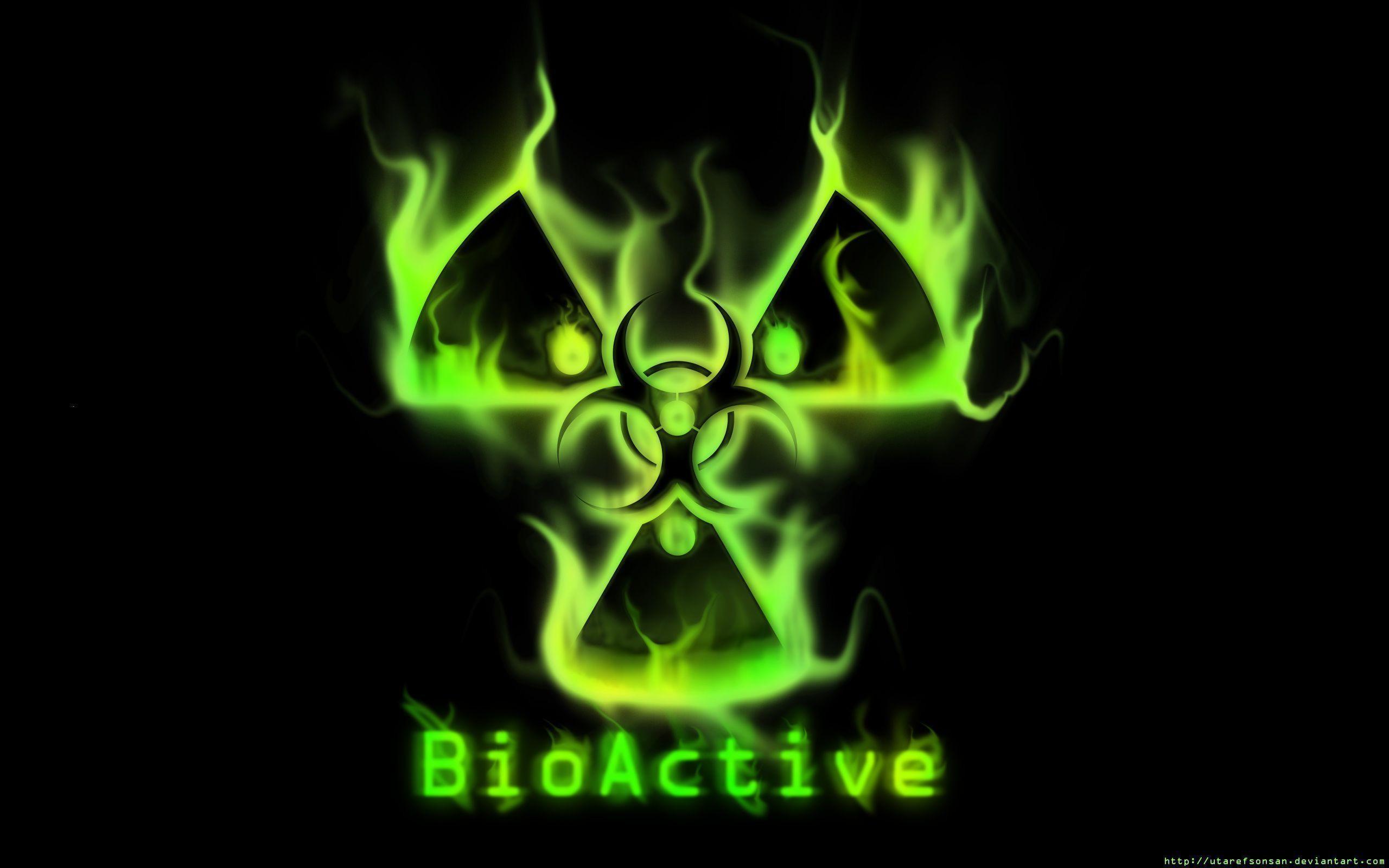 Green Biohazard Wallpaper