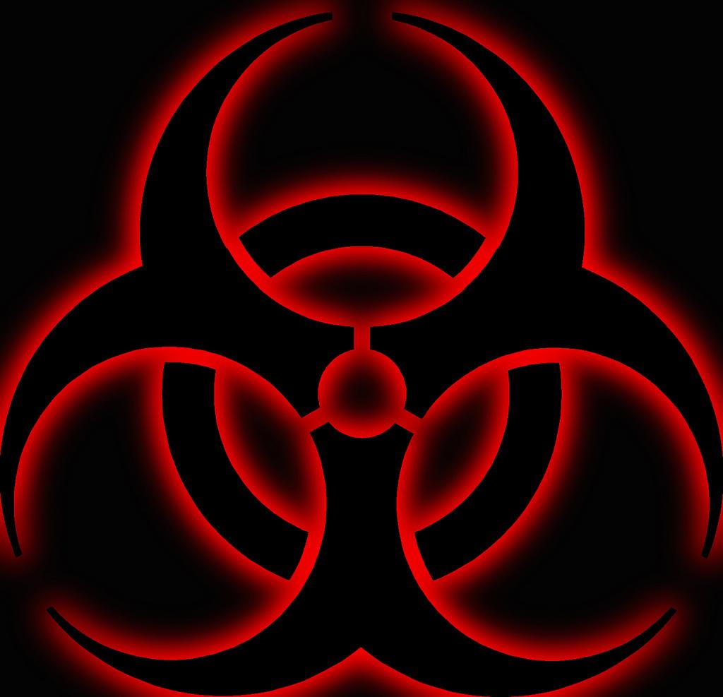 Free download Red Biohazard Symbol Wallpaper Biohazard symb