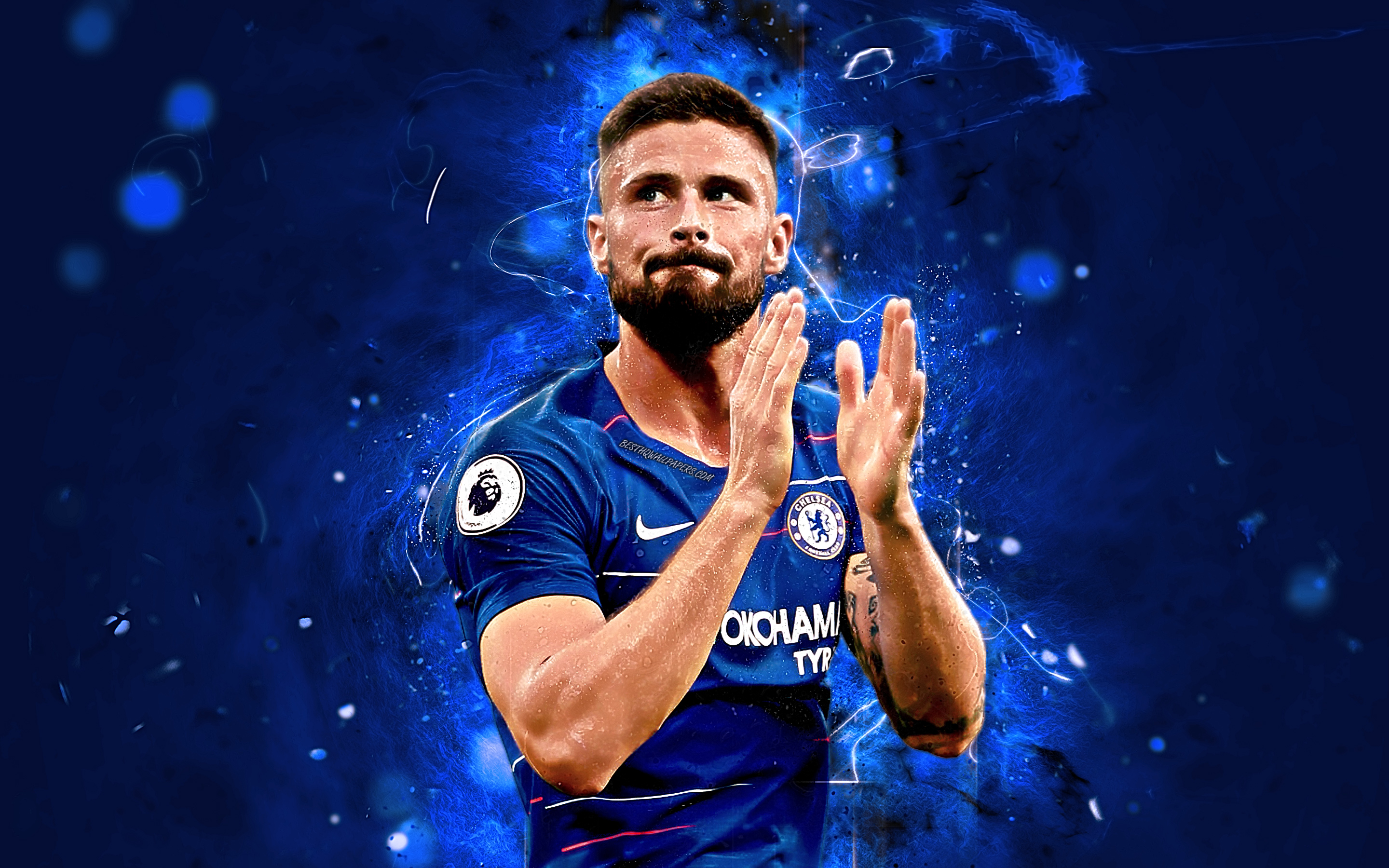 Soccer, Chelsea F.C., Olivier Giroud, French