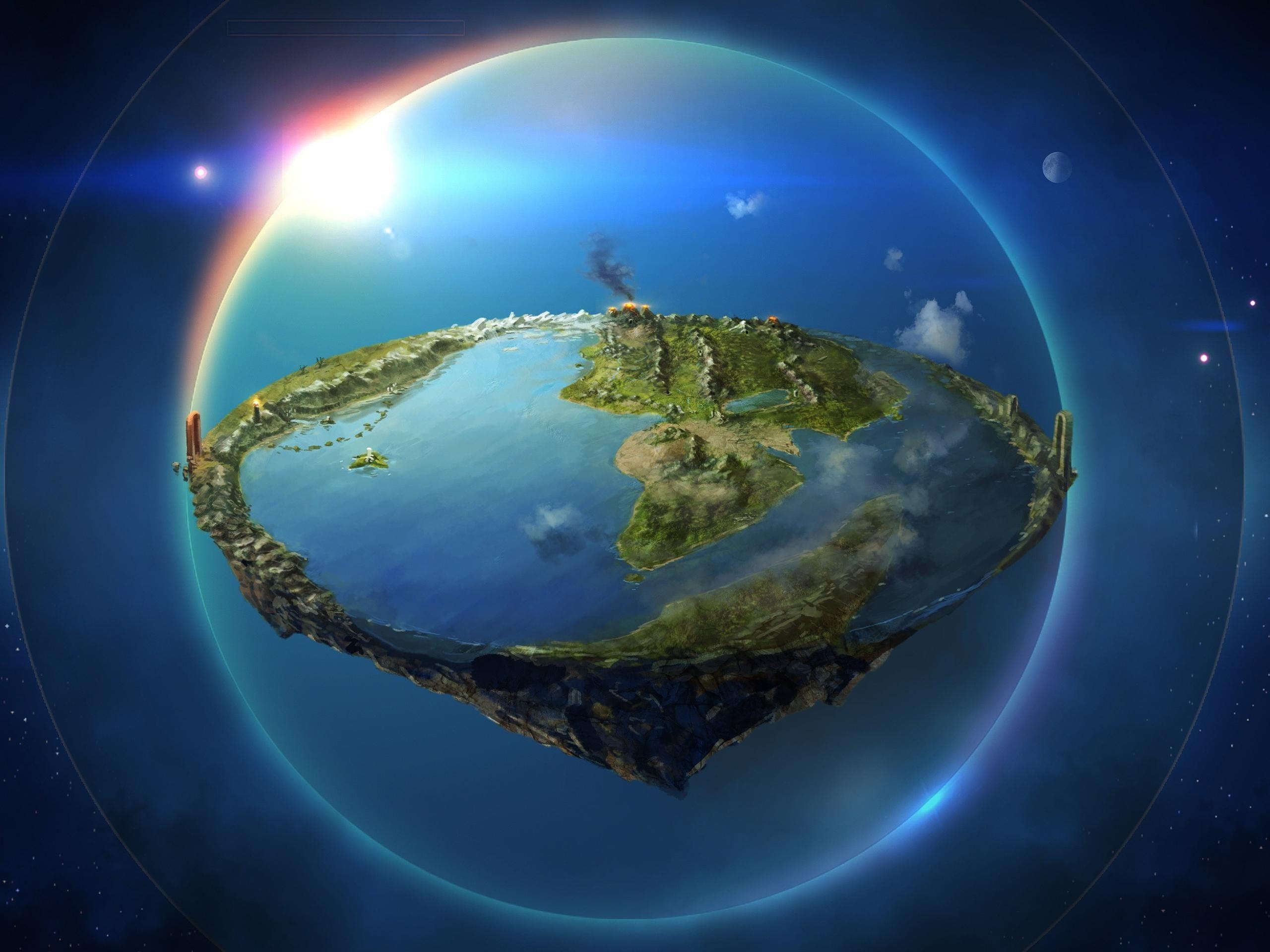 flat earth map hd wallpaper