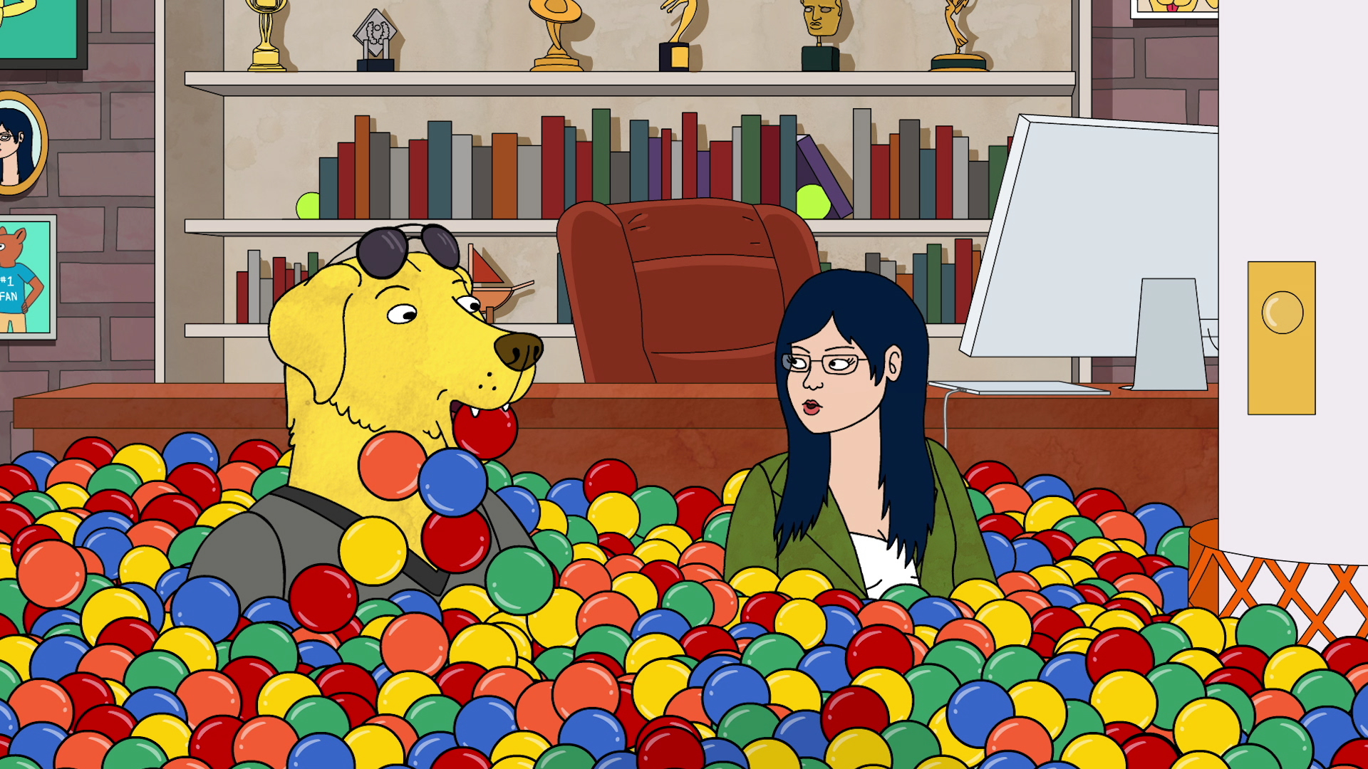 1920x1080 Diane Nguyen, Mr. Peanutbutter BoJack