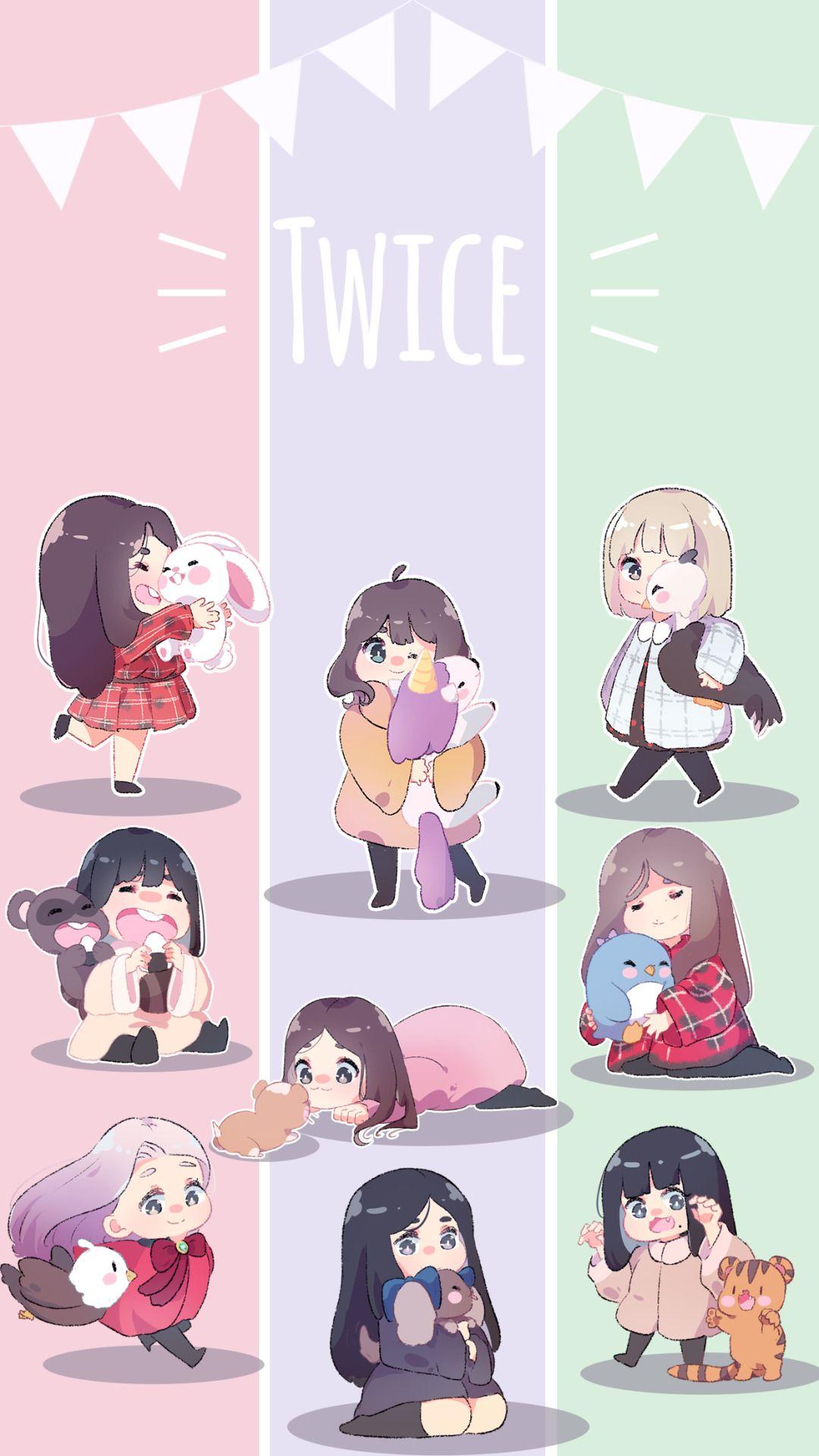 TWICE Anime Wallpaper Free TWICE Anime Background