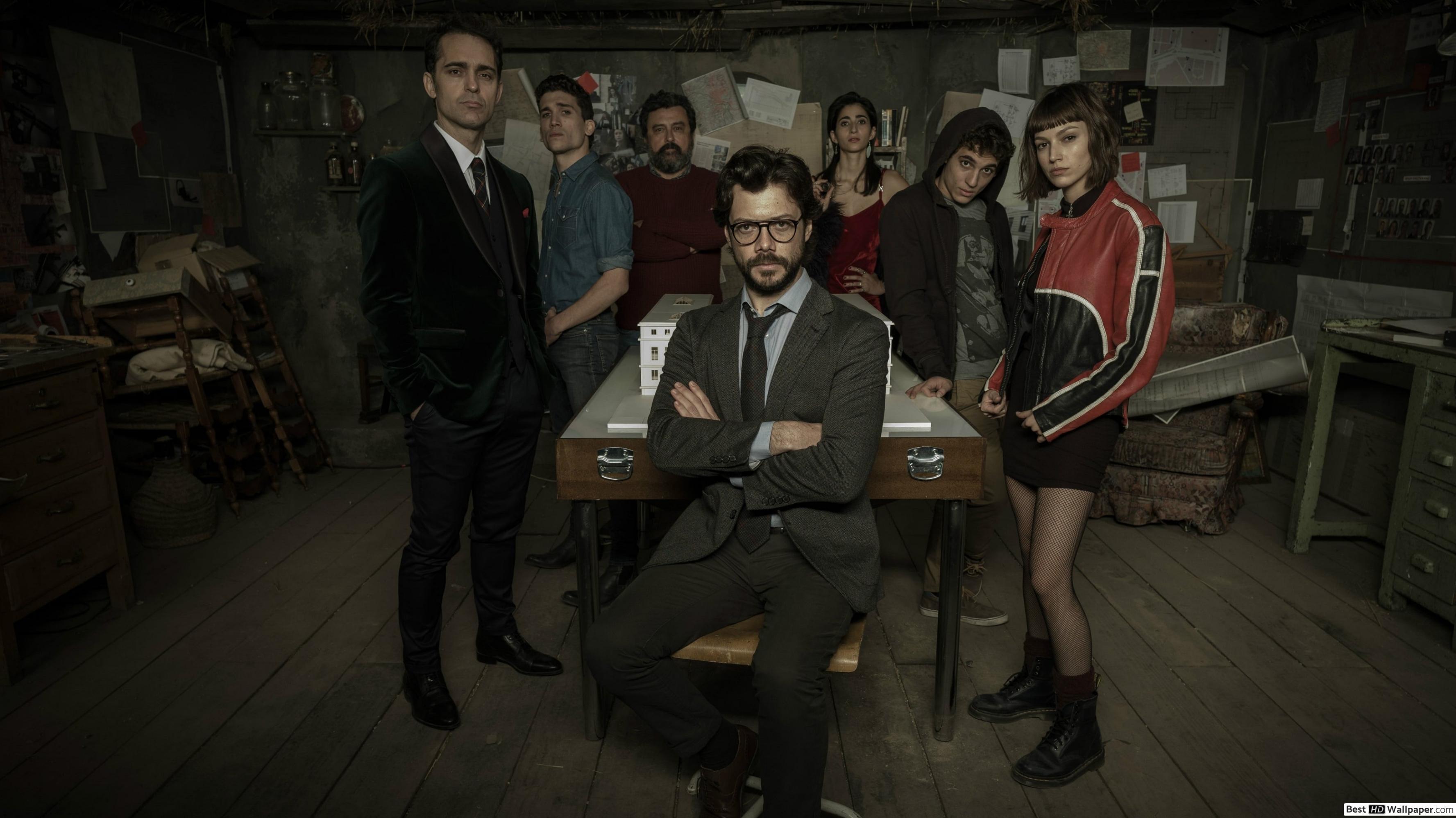 La Casa de Papel Team HD wallpaper download