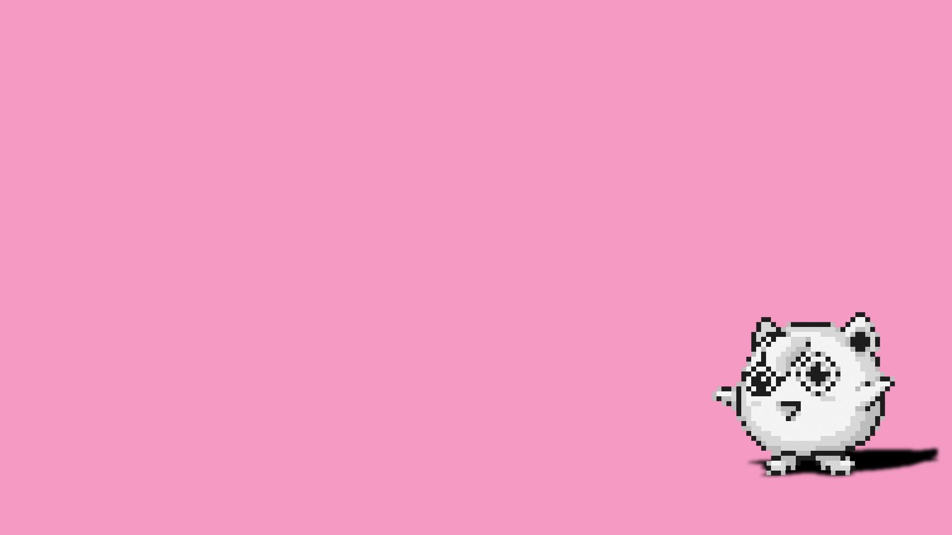 Download Wallpaper, Download 1920x1080 pokemon video games pink sprites jigglypuff retro games 1920x1080 wallpaper Animals HD Wallpaper, Hi Res Animals Wallpaper, High Definition Wallpaper