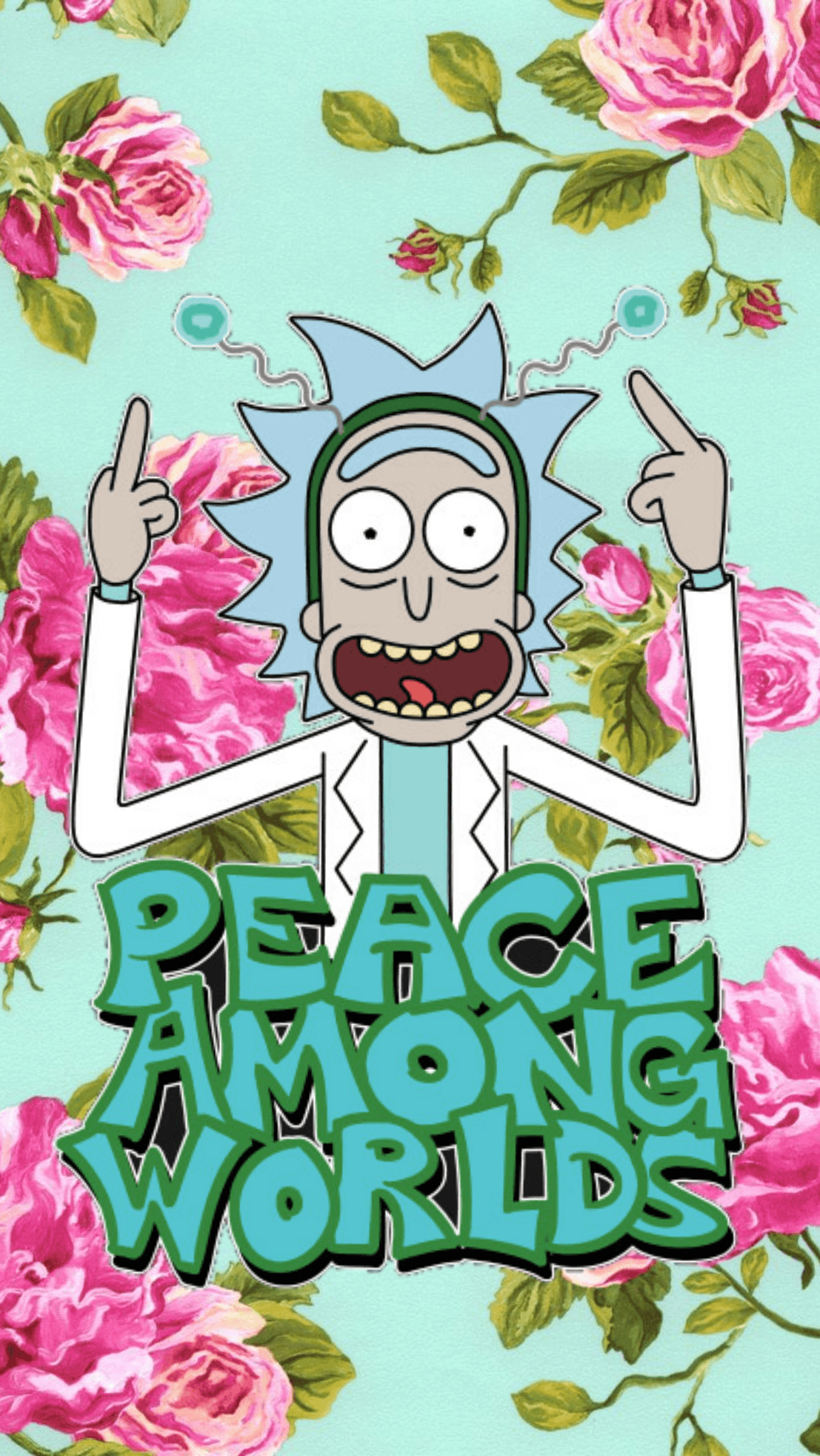 Peace among worlds rick and morty wallpaper
