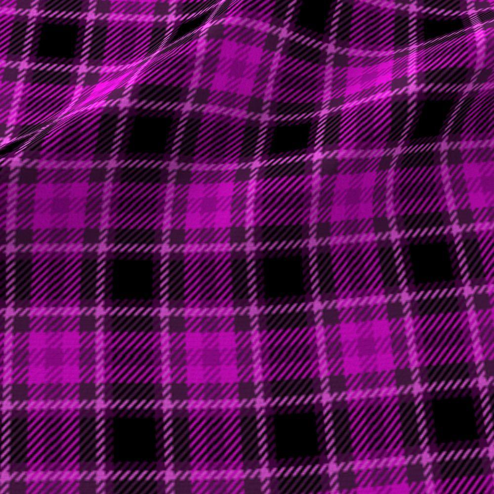 Fabric of Punky Plaid 205 Magenta Pink Black #fabric