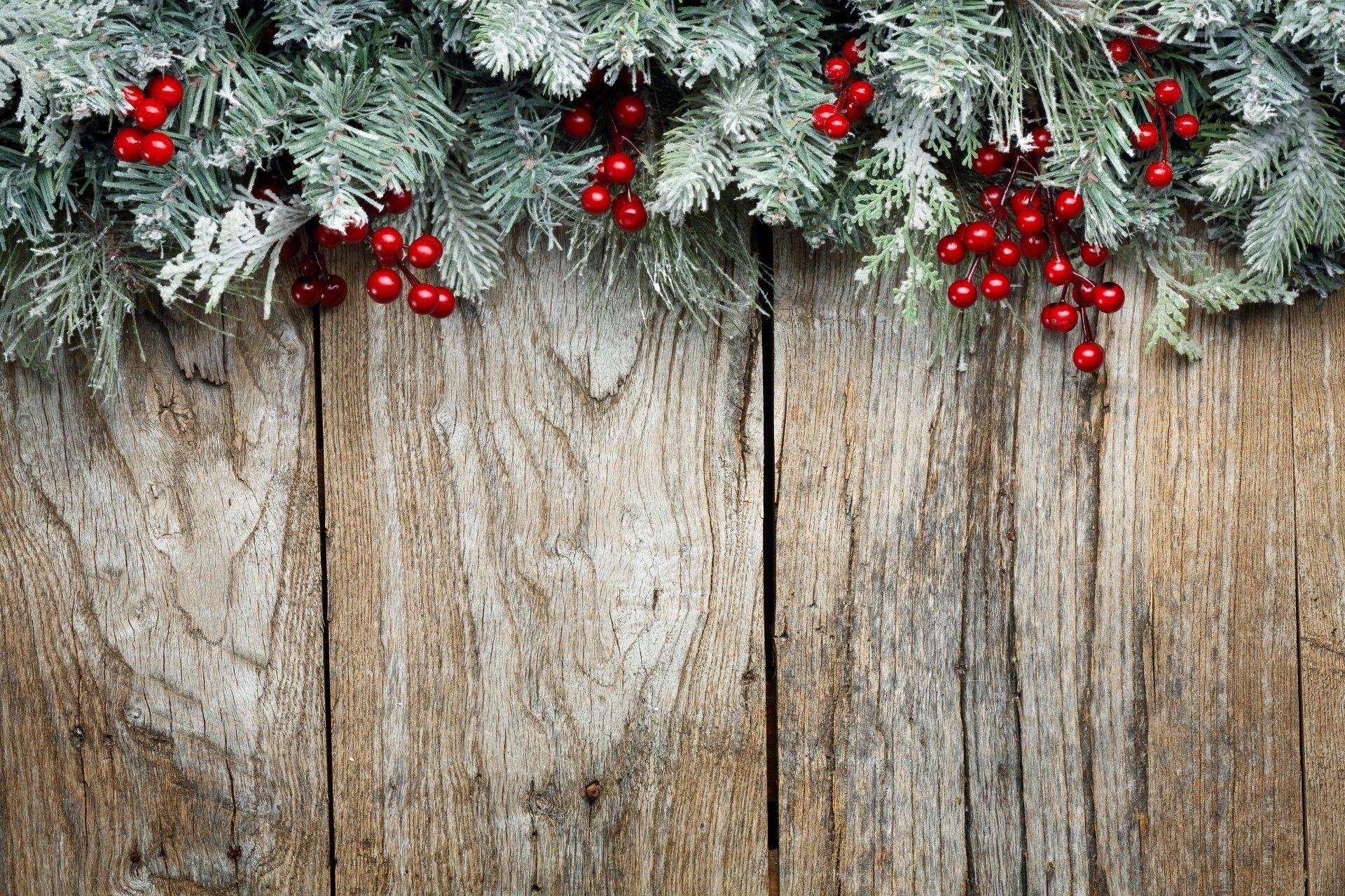 Country Christmas Wallpaper Rustic