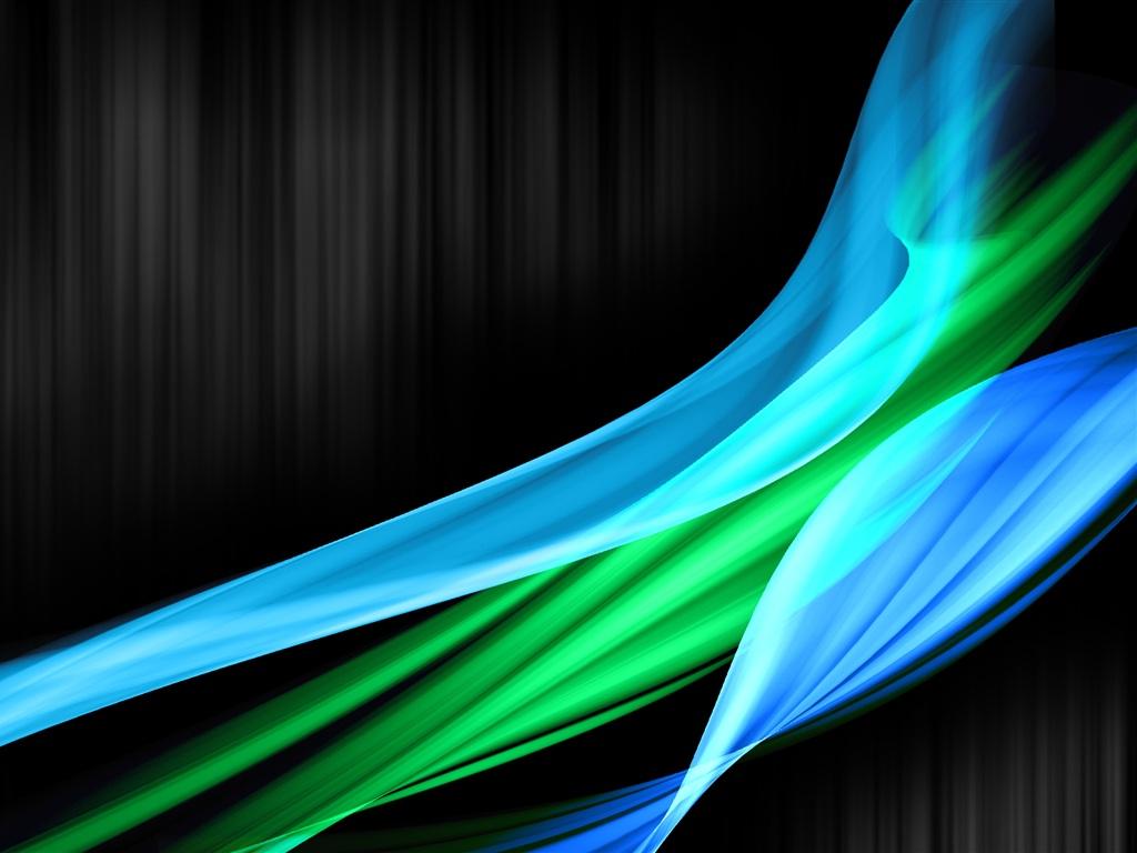 Wallpaper Blue green abstract curve 2560x1600 HD Picture, Image