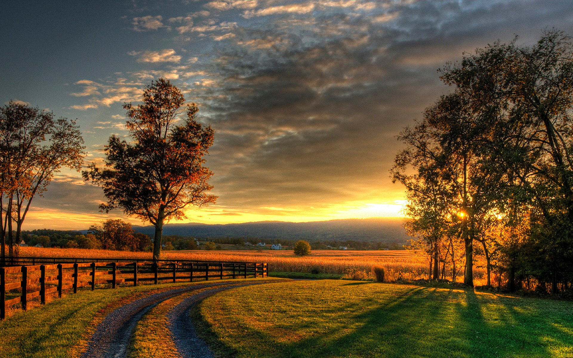 Country Sunset Wallpapers - Wallpaper Cave.