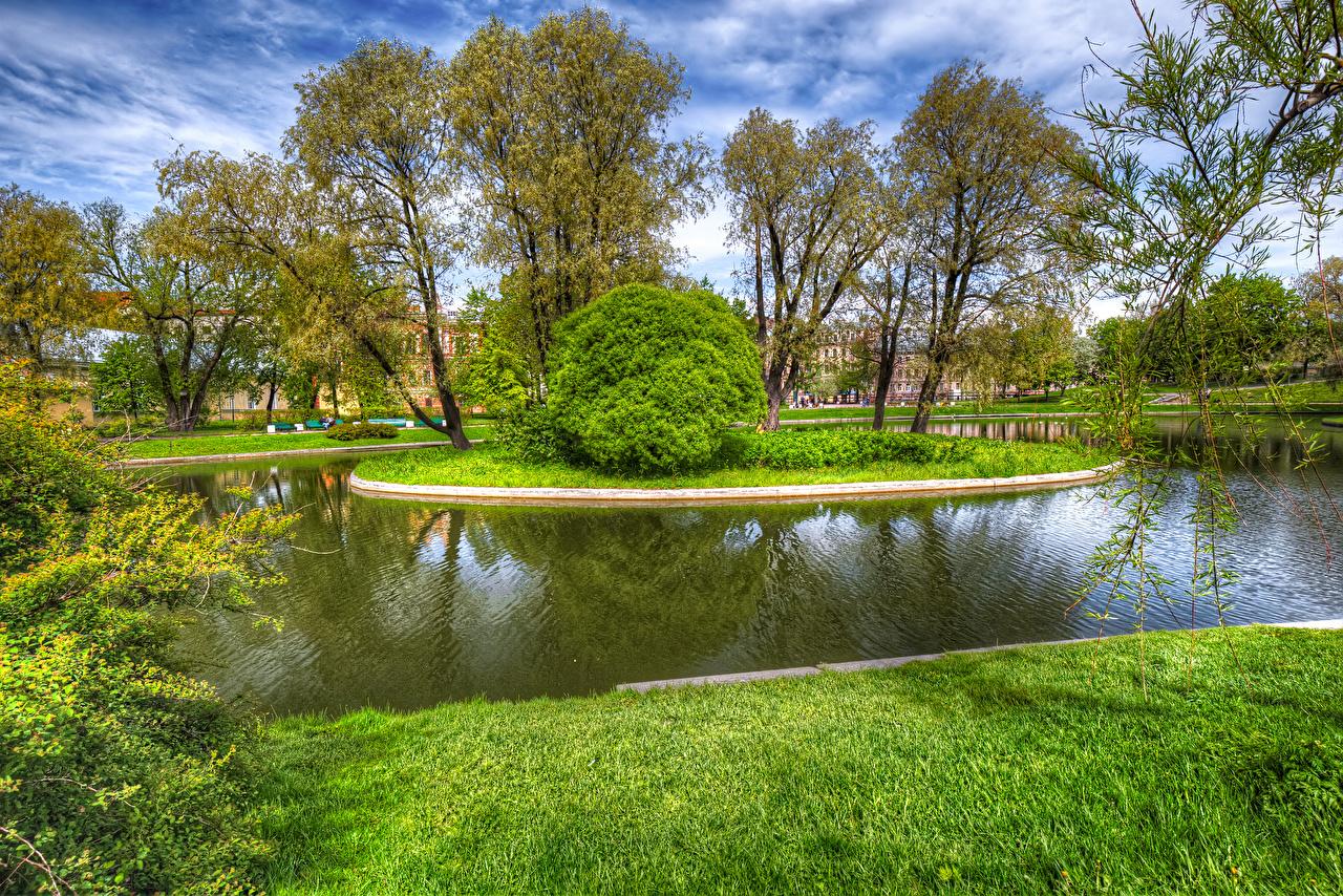 Desktop Wallpaper St. Petersburg Russia Yusupovsky Garden