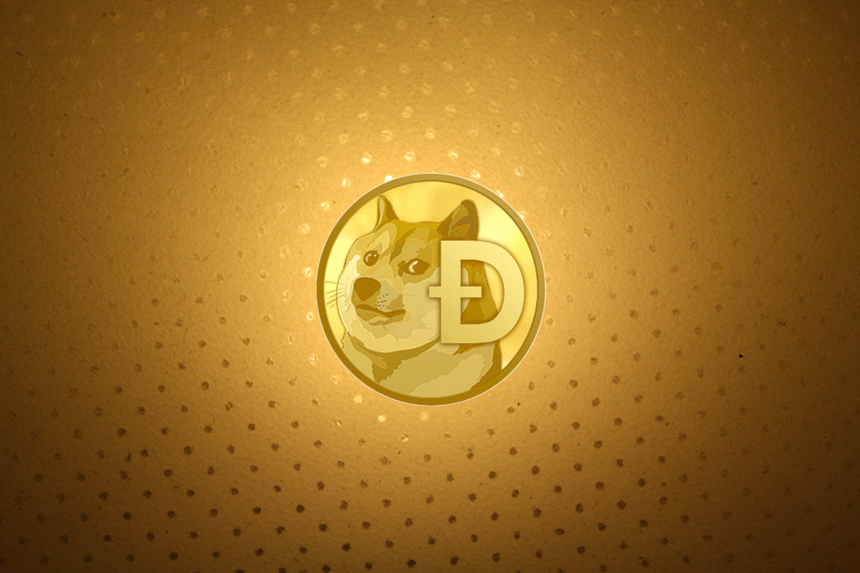 The golden coin of Doge. (Wallpaper!)