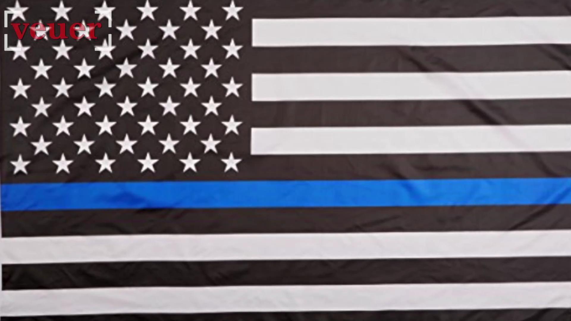 Police Flag Wallpaper