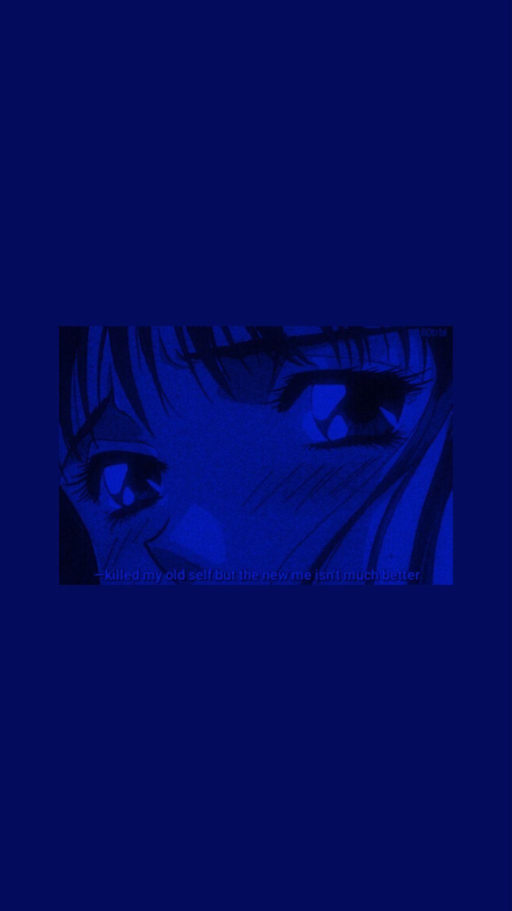 Anime sad girl aesthetic theme wallpaper | Anime Amino