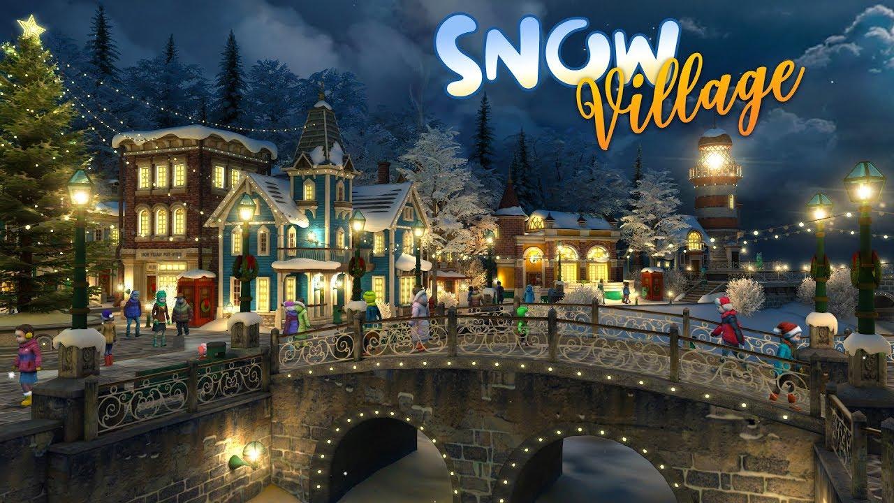 Snow Village 3D Live Wallpaper and Screensaver