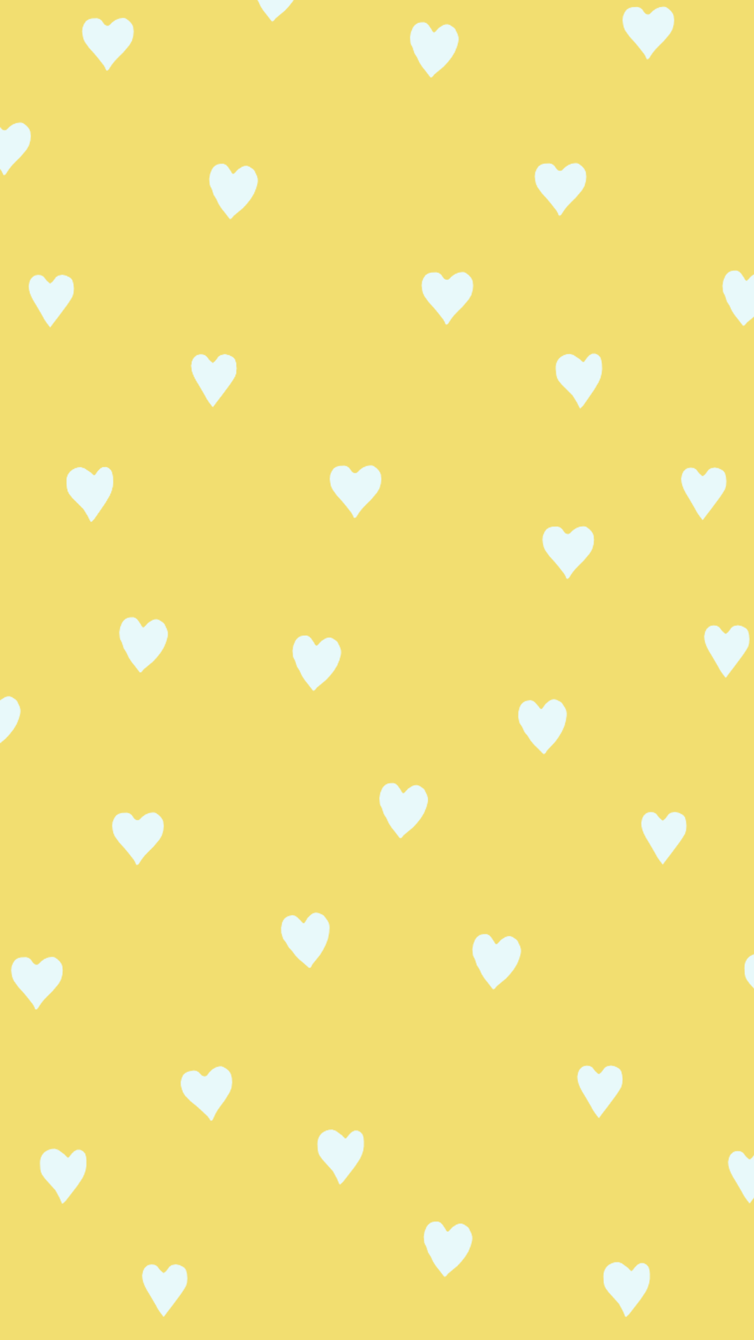 Wallpaper Corações Amarelos by Gocase, yellow, hearts
