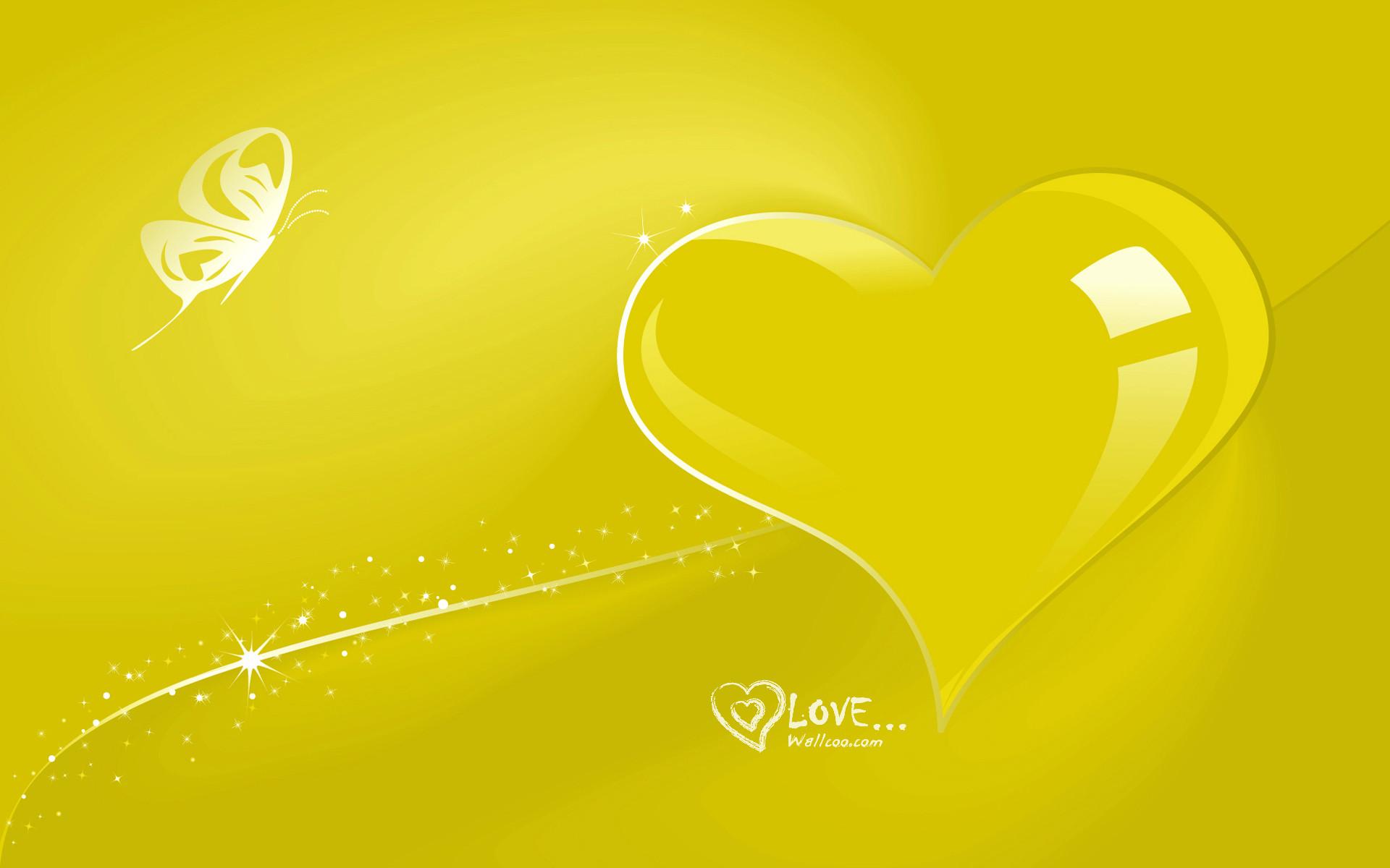 Yellow Hearts Wallpapers - Wallpaper Cave
