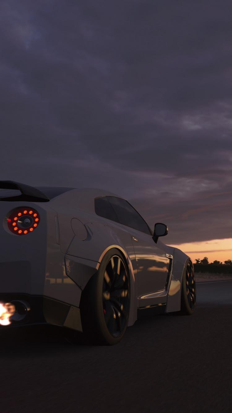 Download wallpaper 750x1334 forza motorsport video game, nissan, car, iphone iphone 750x1334 HD background, 2358