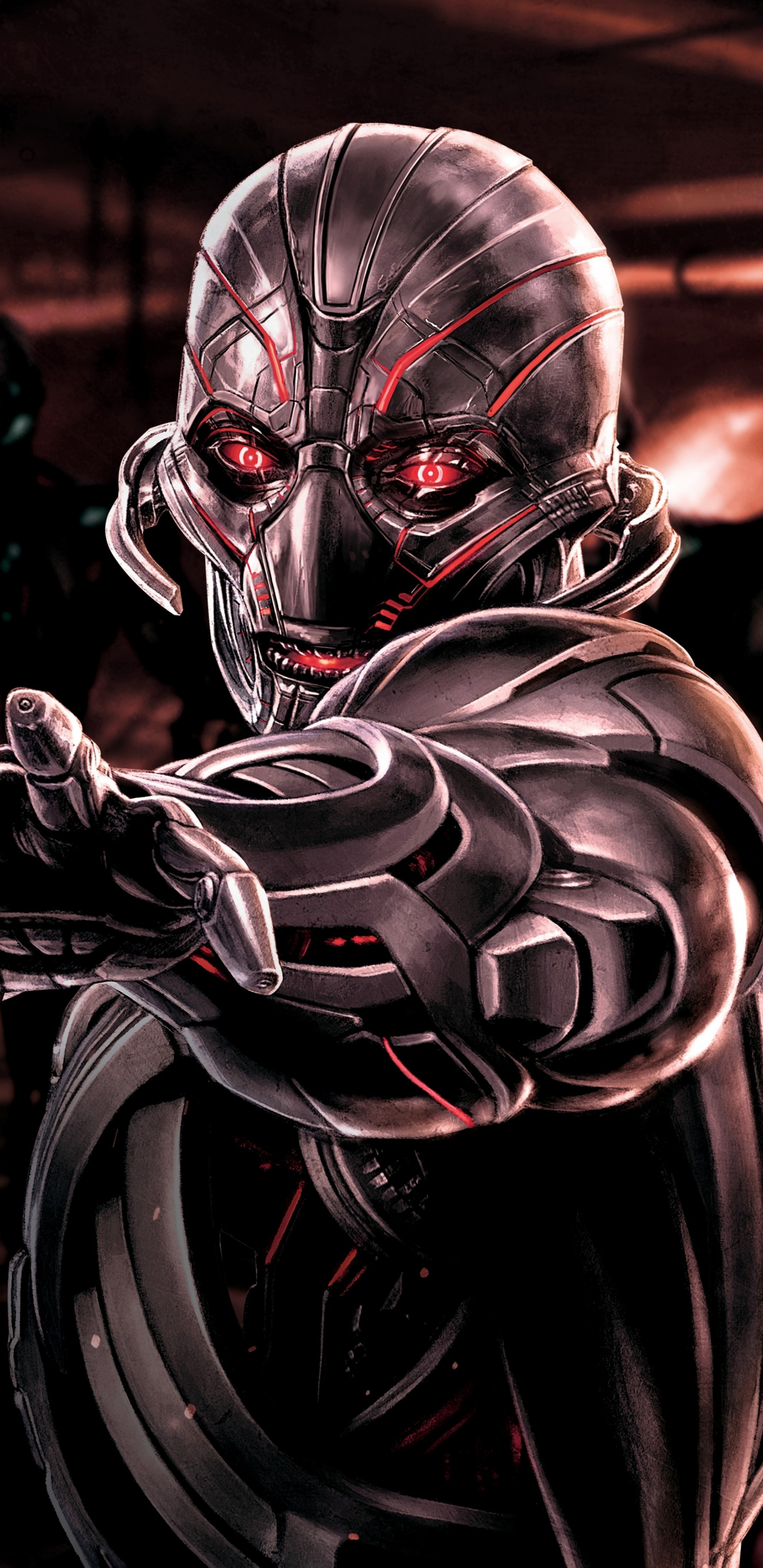 Download 1440x2960 wallpaper ultron, avengers: age of ultron