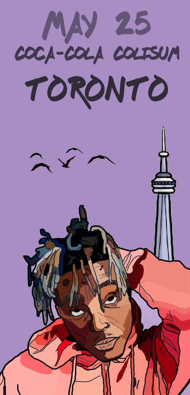 Phone Wallpaper I Made for the May 25 Juice Wrld Concert