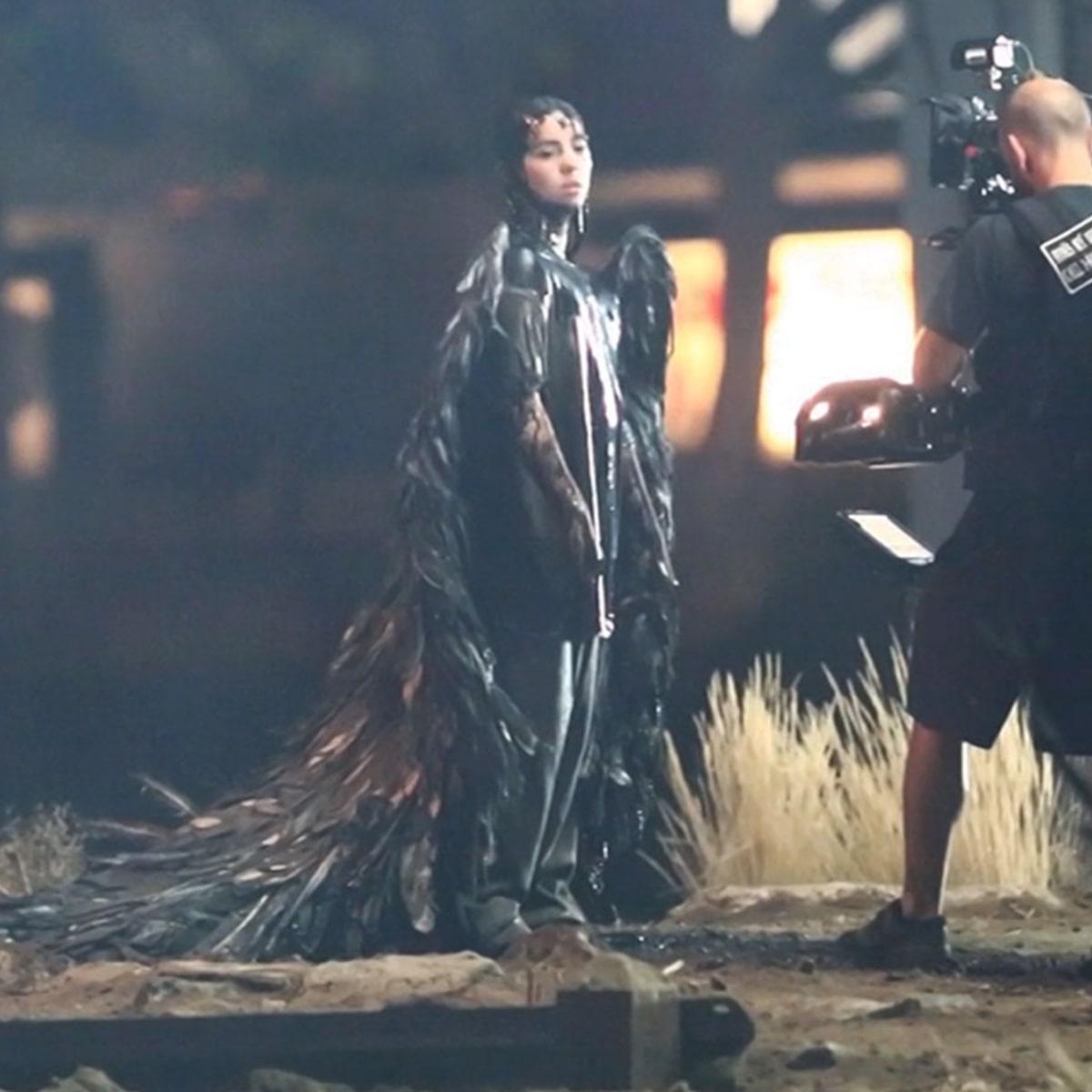 Billie Eilish Gets Tarred and Feathered For Music Video Shoot