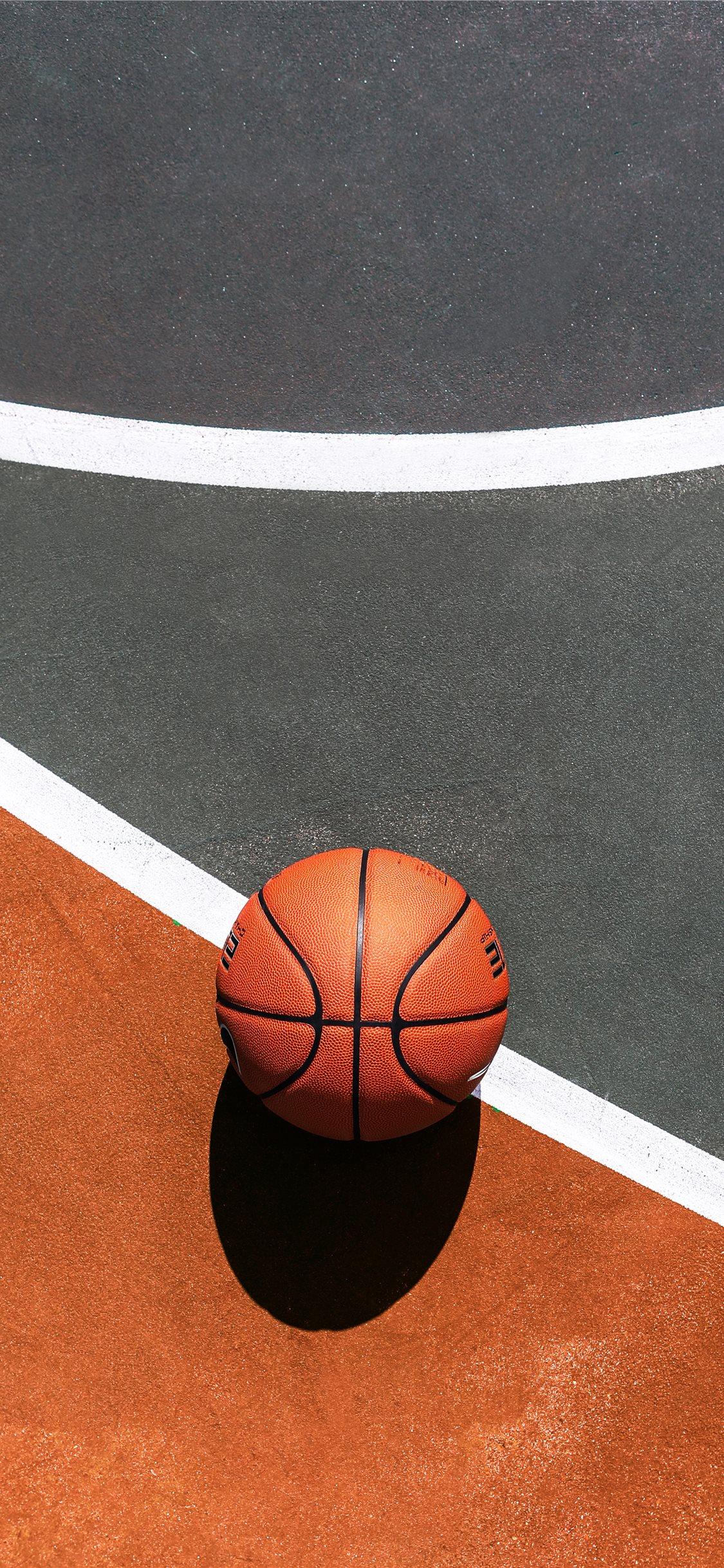 Download Ball On Court Cool Basketball Iphone Wallpaper  Wallpaperscom