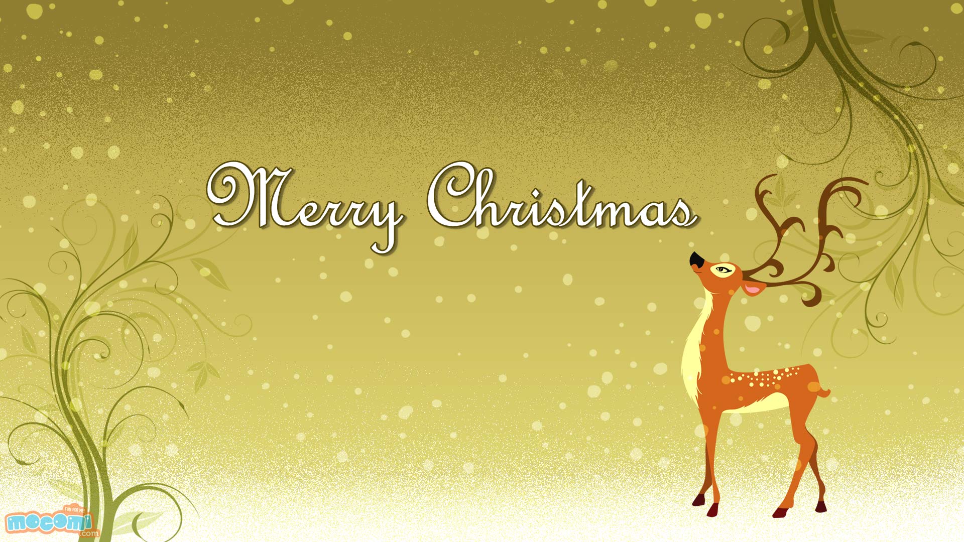 Christmas Deer Wallpapers - Wallpaper Cave