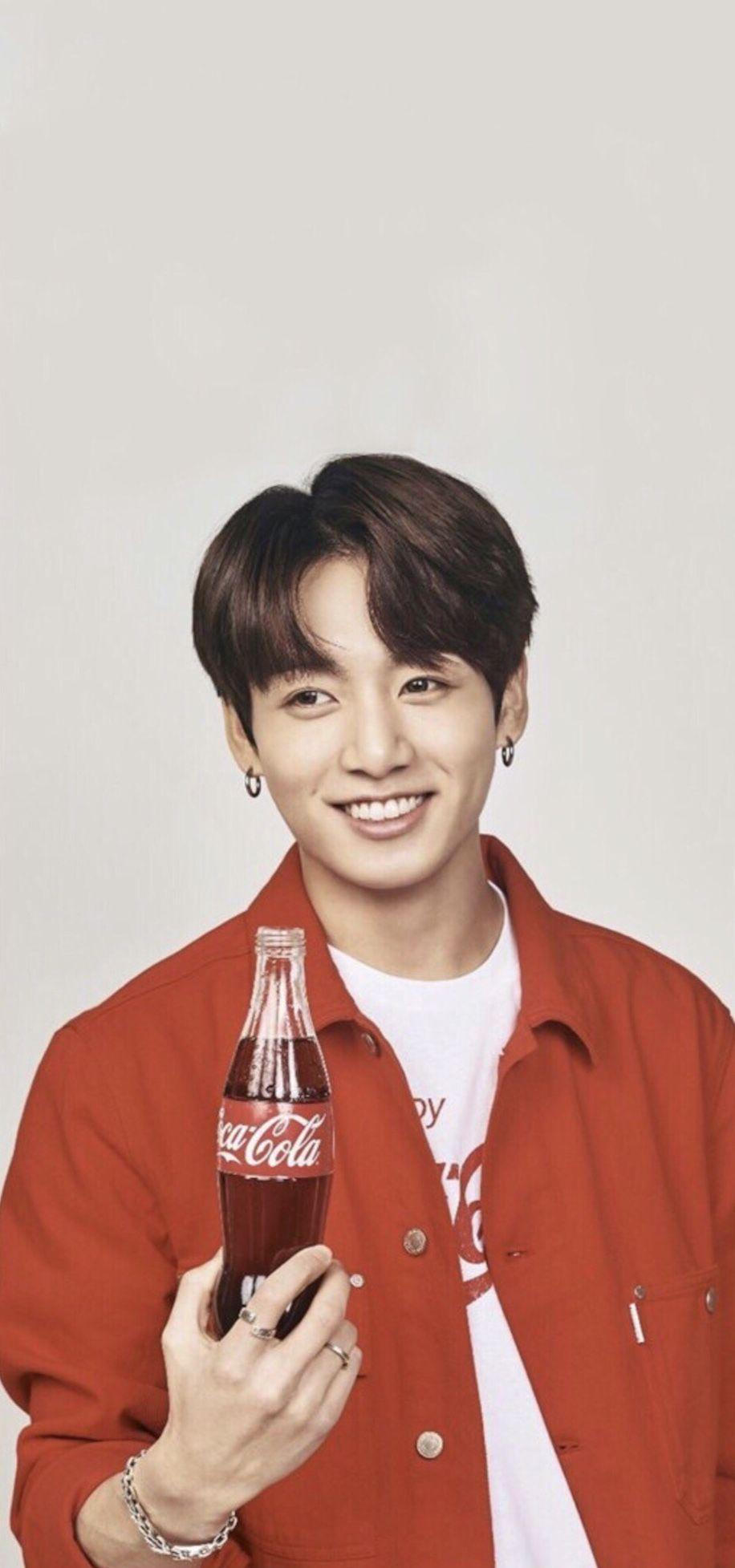 BTS Coke iPhone Wallpaper. Jungkook 정국 방탄소년단. #방탄