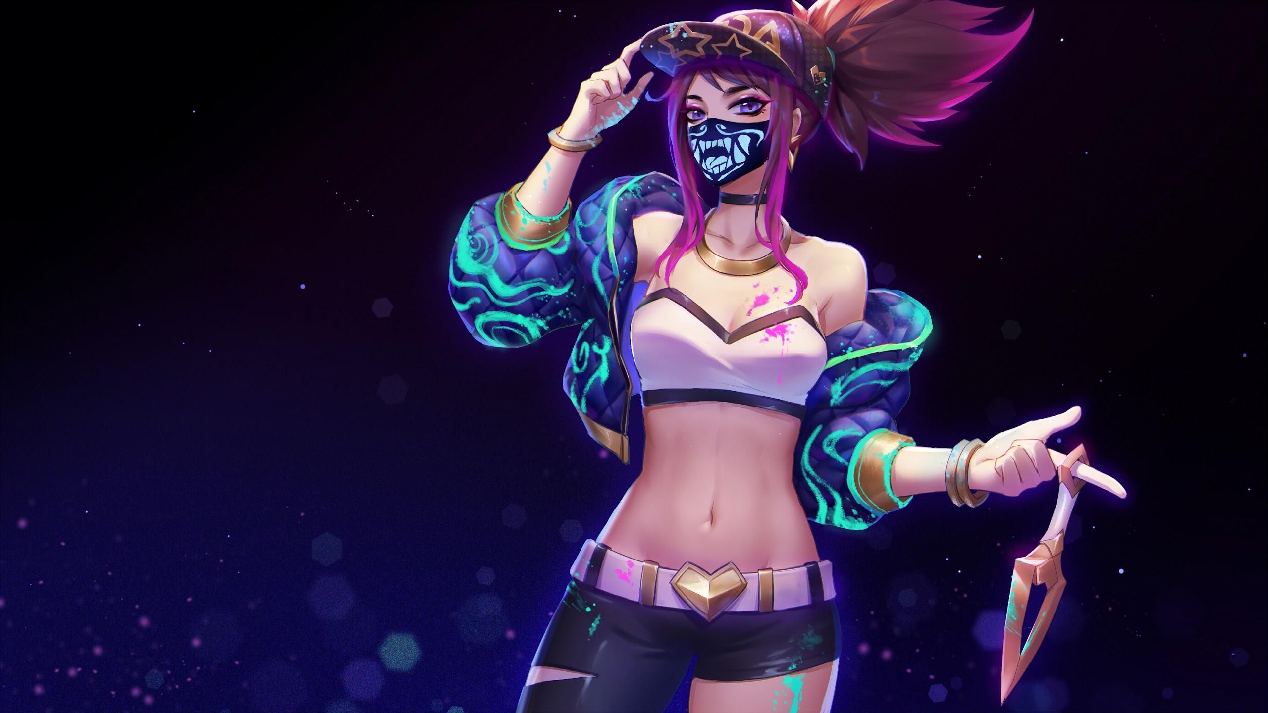K DA Akali LoL 4K 3840x2160 Wallpaper
