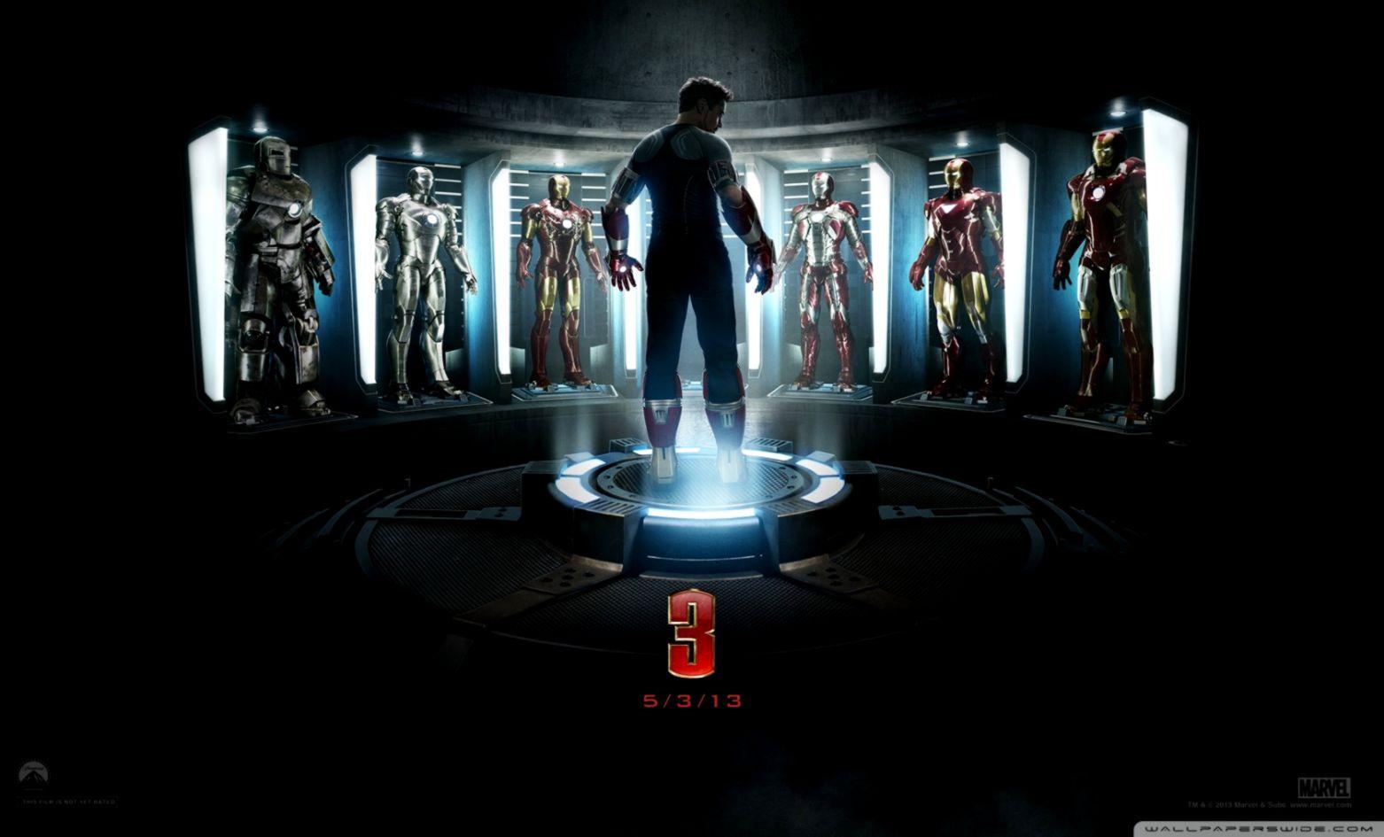 Iron Man 3 Suits Wallpaper