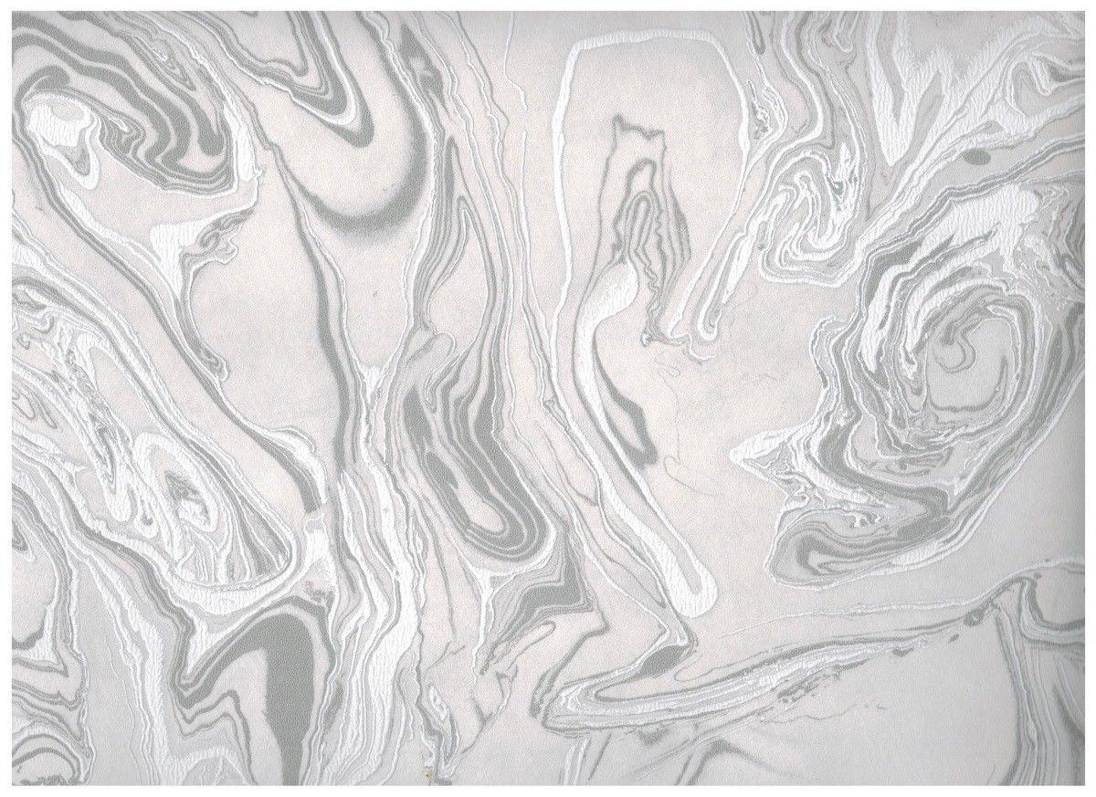 Marble Wallpaper Pearl Silver FD24458