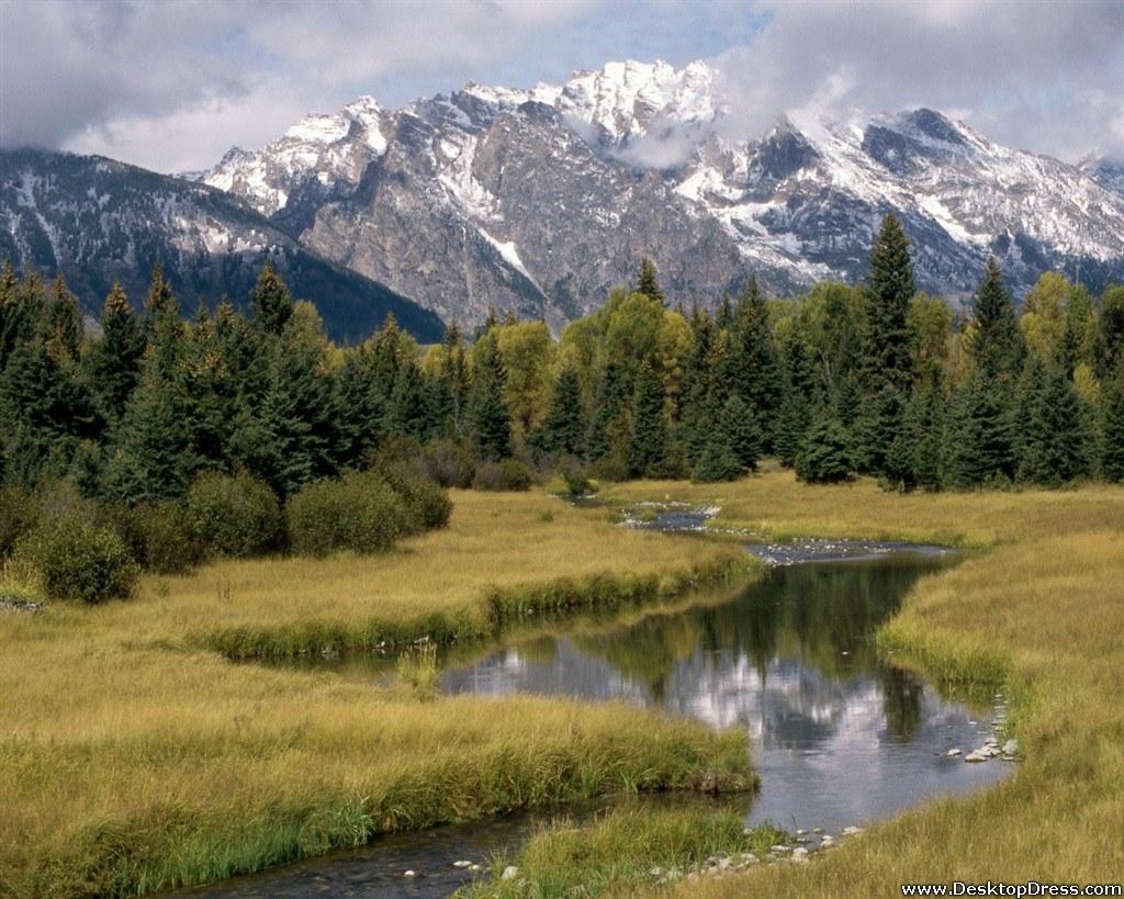 Desktop Wallpaper Natural Background Grand Teton