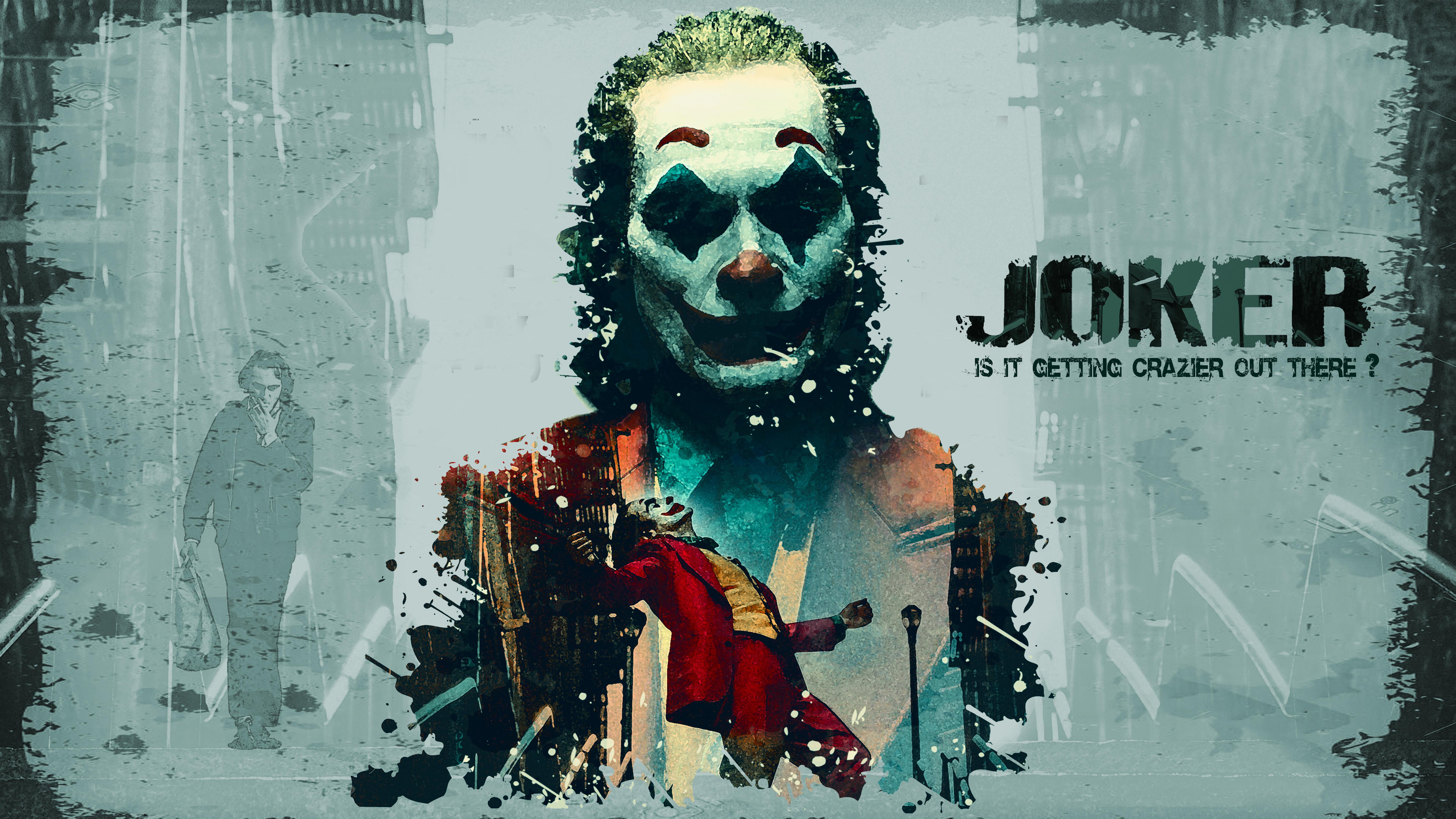 Joker Movie with Joaquin Phoenix Wallpapers 8k Ultra HD ID:3807