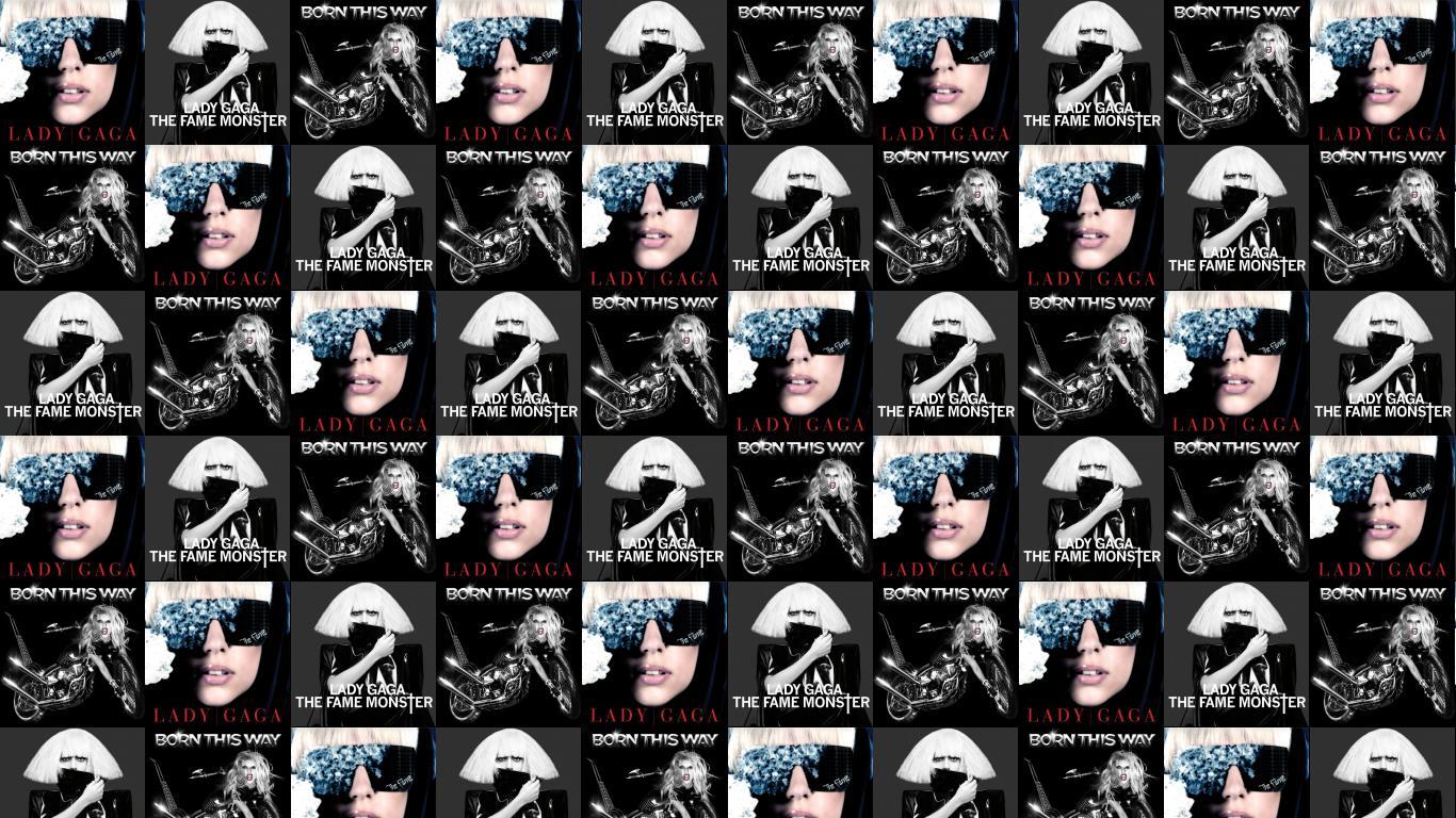 Lady Gaga Just Dance The Fame Monster Born Wallpaper « Tiled Desktop Wallpaper