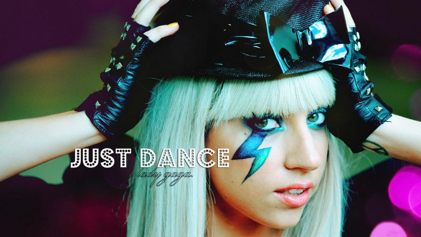Lady GaGa dance Desktop wallpaper 1366x768