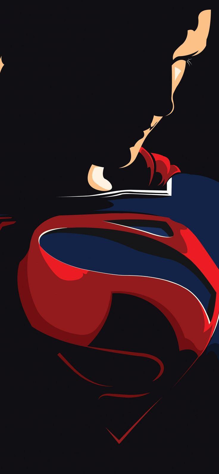 awesome wallpaper Superman, justice league, minimal and dark