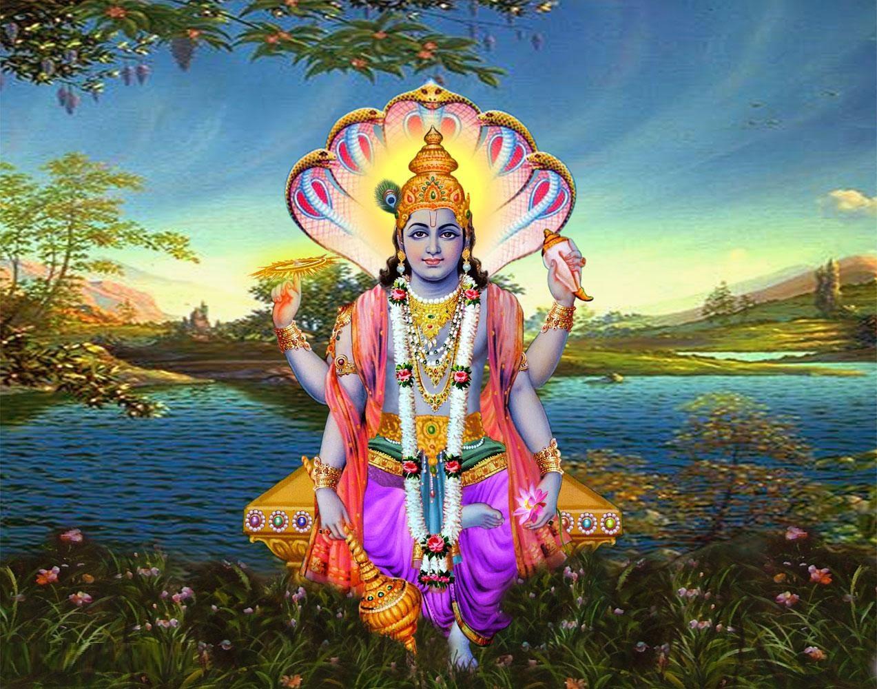 Lord Vishnu HD Wallpaper, Picture