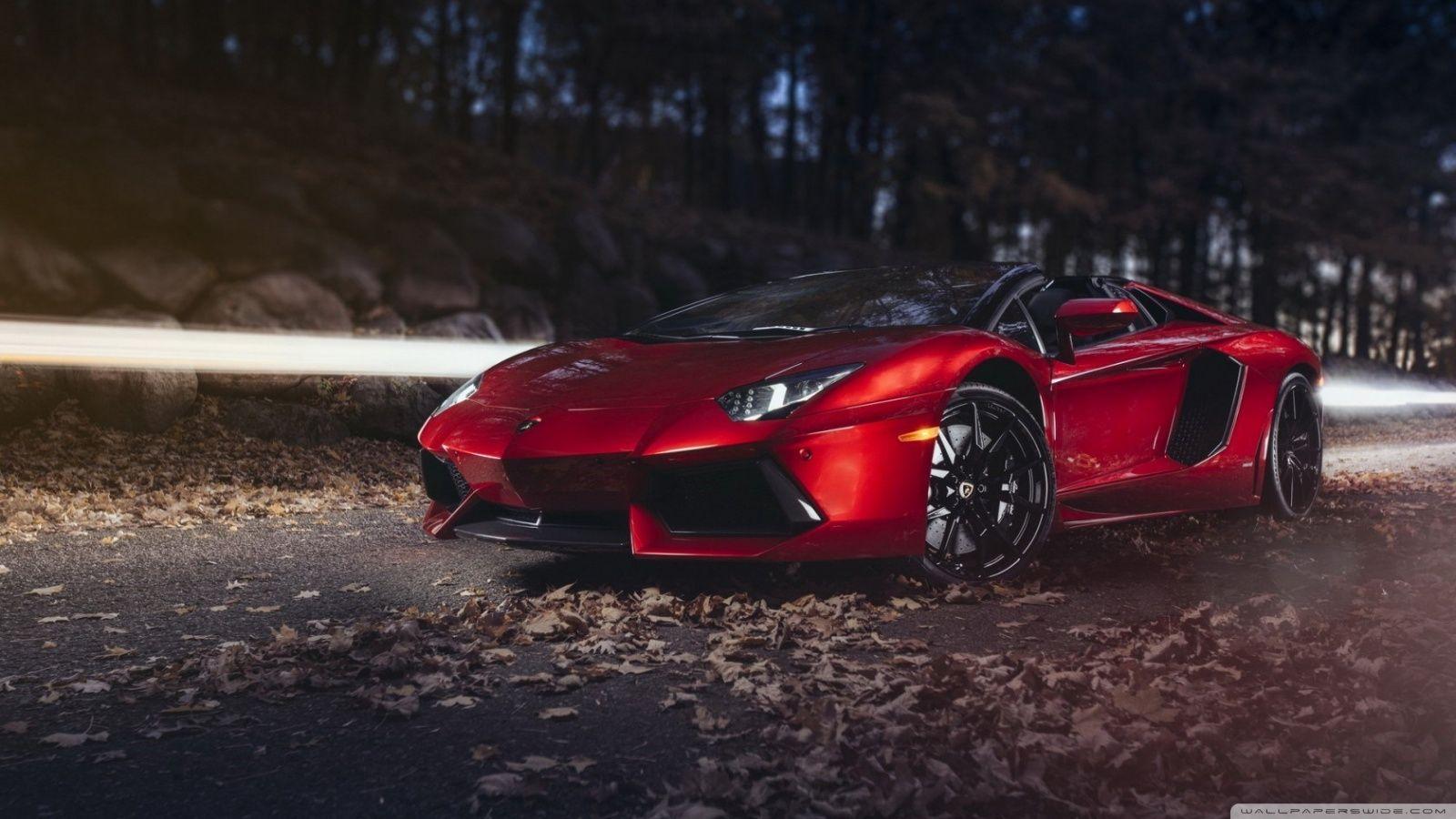 lamborghini aventador black and red wallpaper