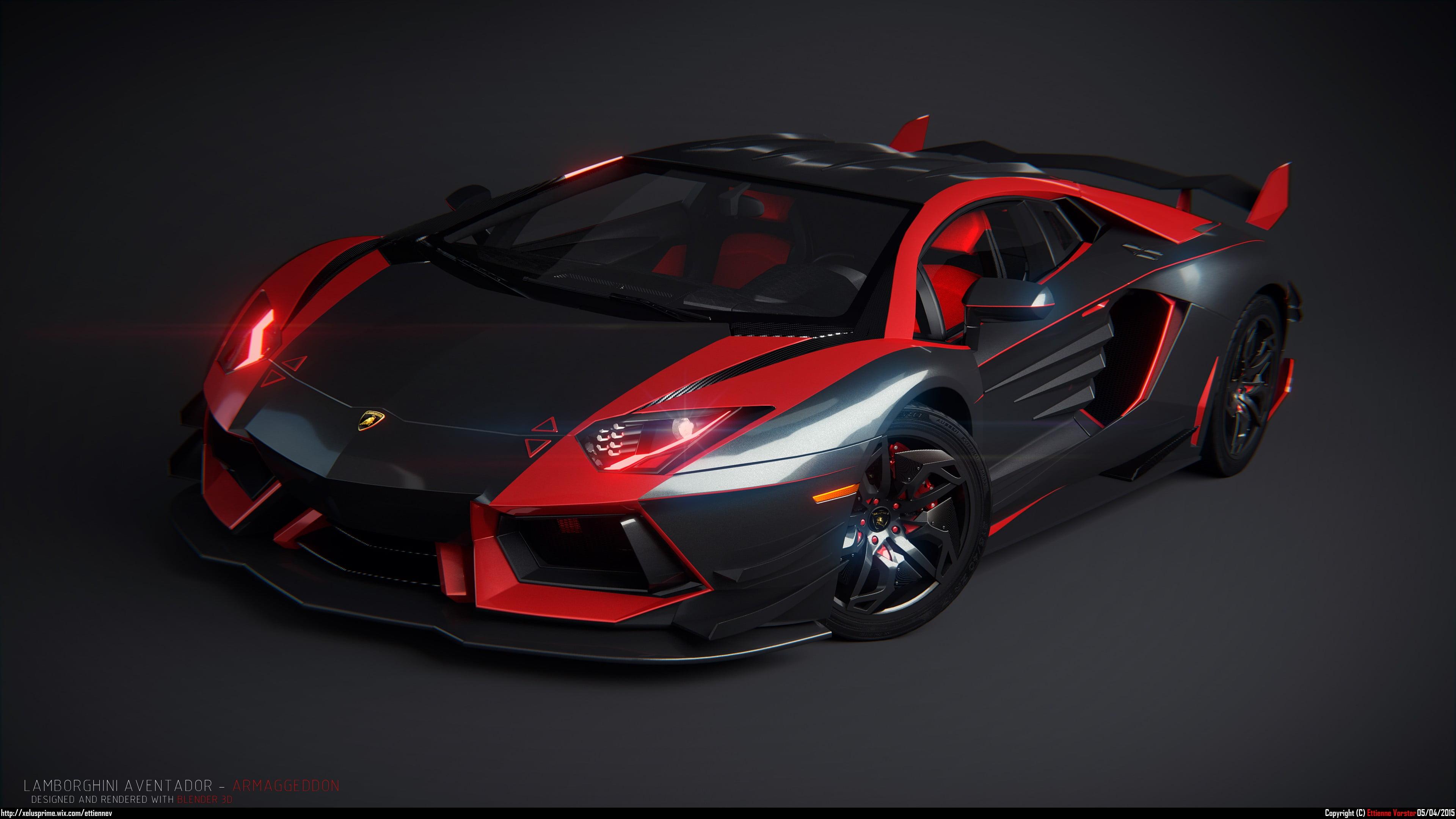 Black And Red Lambo Wallpapers Wallpaper Cave 5496