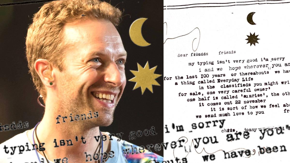 Coldplay's new album Everyday Life: Release date, track list