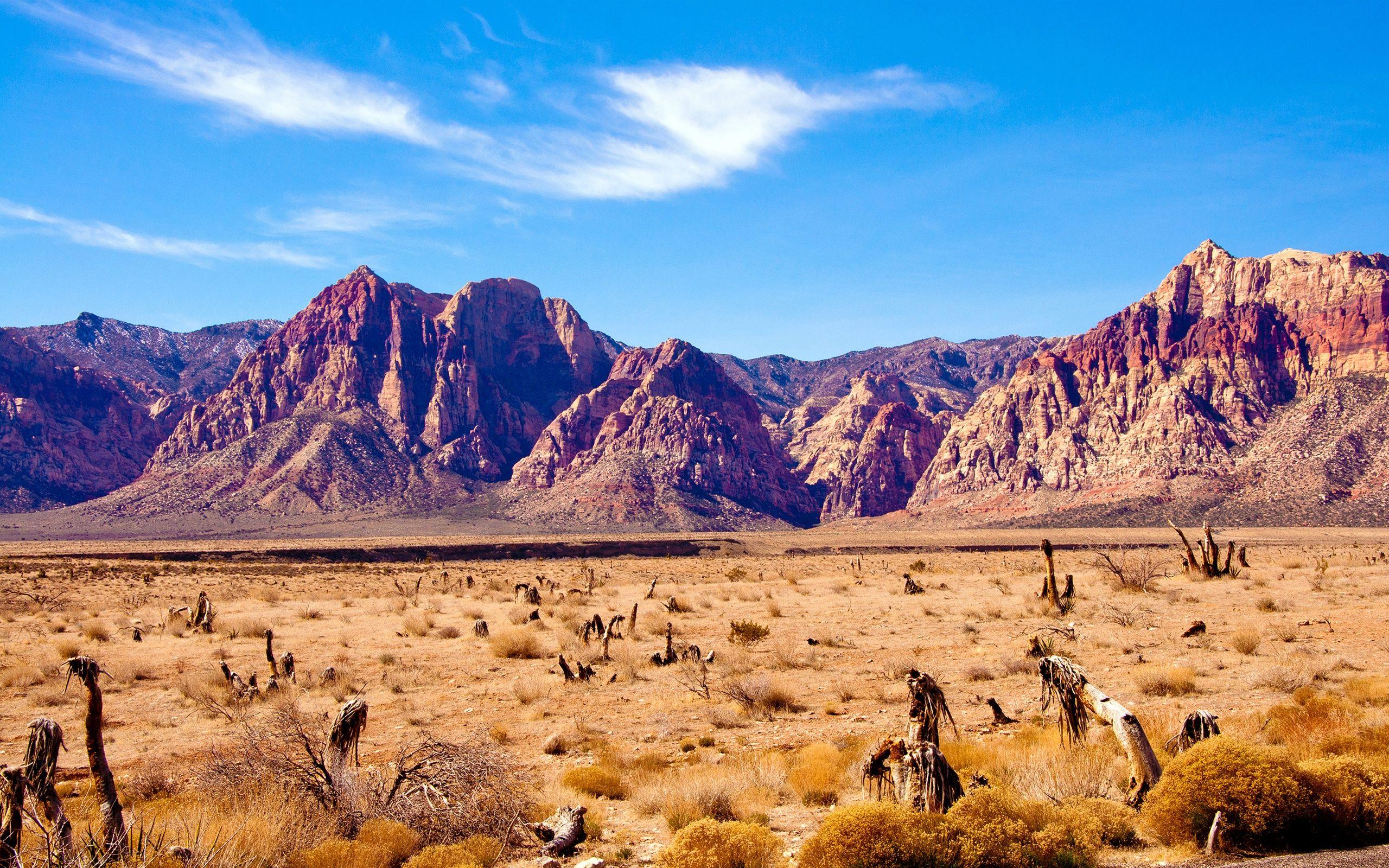 Nevada desert, rocks mountains, red rock canyon wallpaper