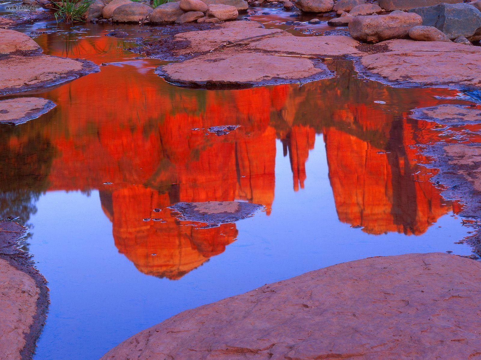 Known places: Cathedral Rocks Reflects In Red Rock Crossing