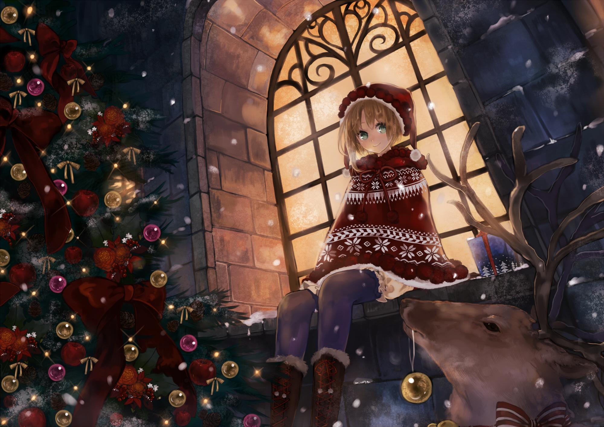 Anime Christmas Trees Wallpapers - Wallpaper Cave
