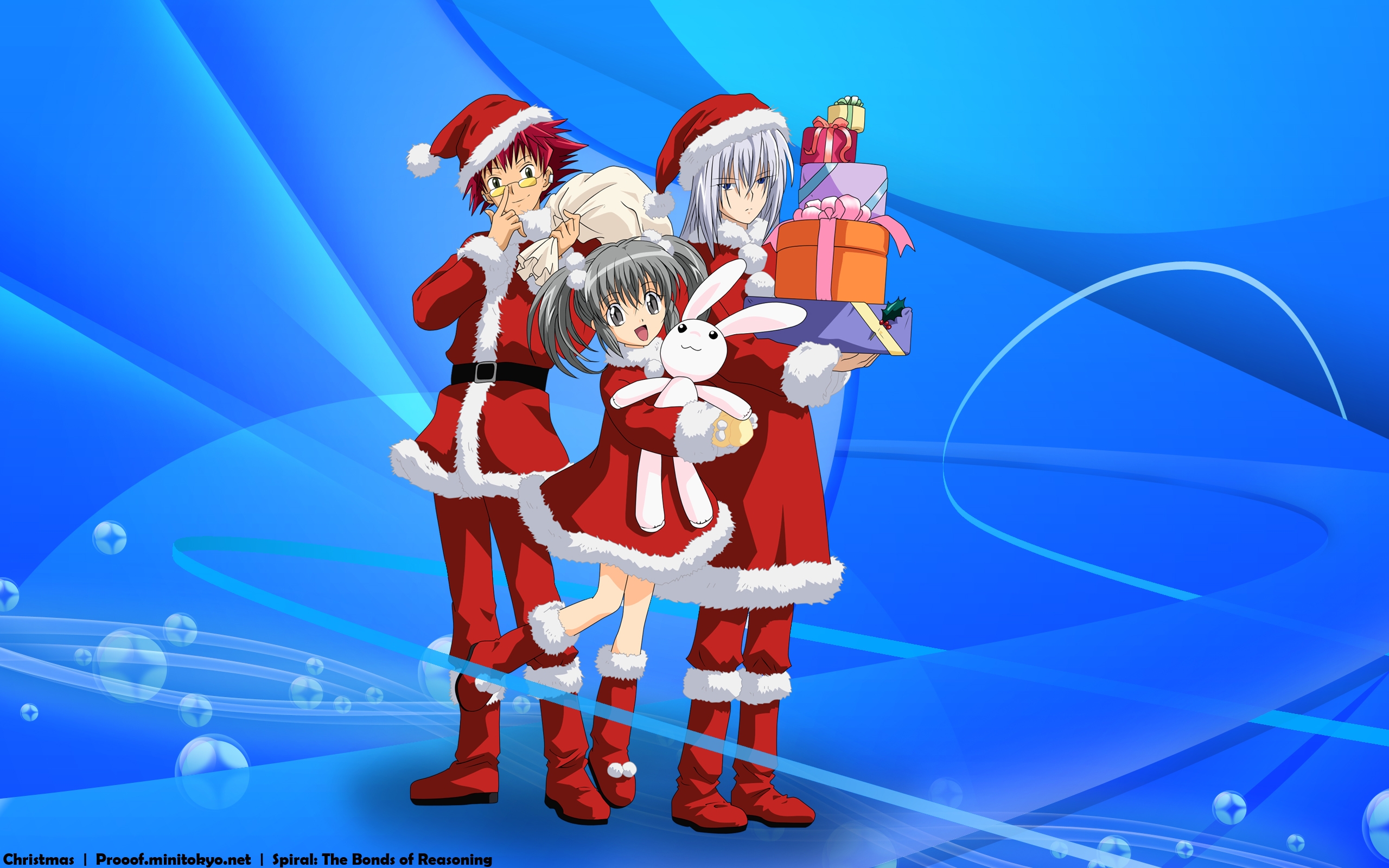 Anime Merry Christmas HD wallpaper
