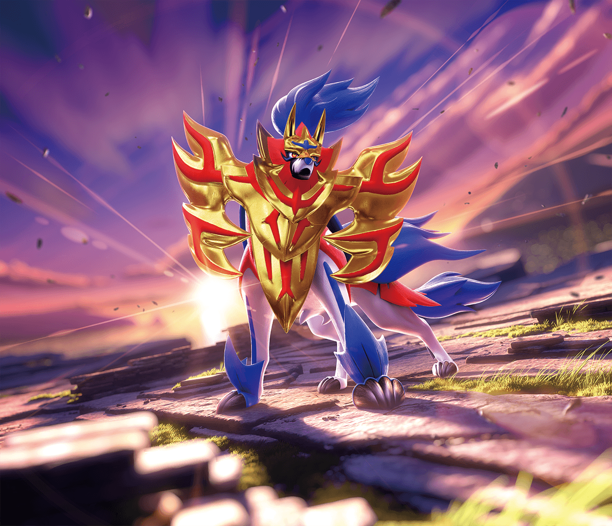 zamazenta and zamazenta (pokemon) drawn by hftran1203