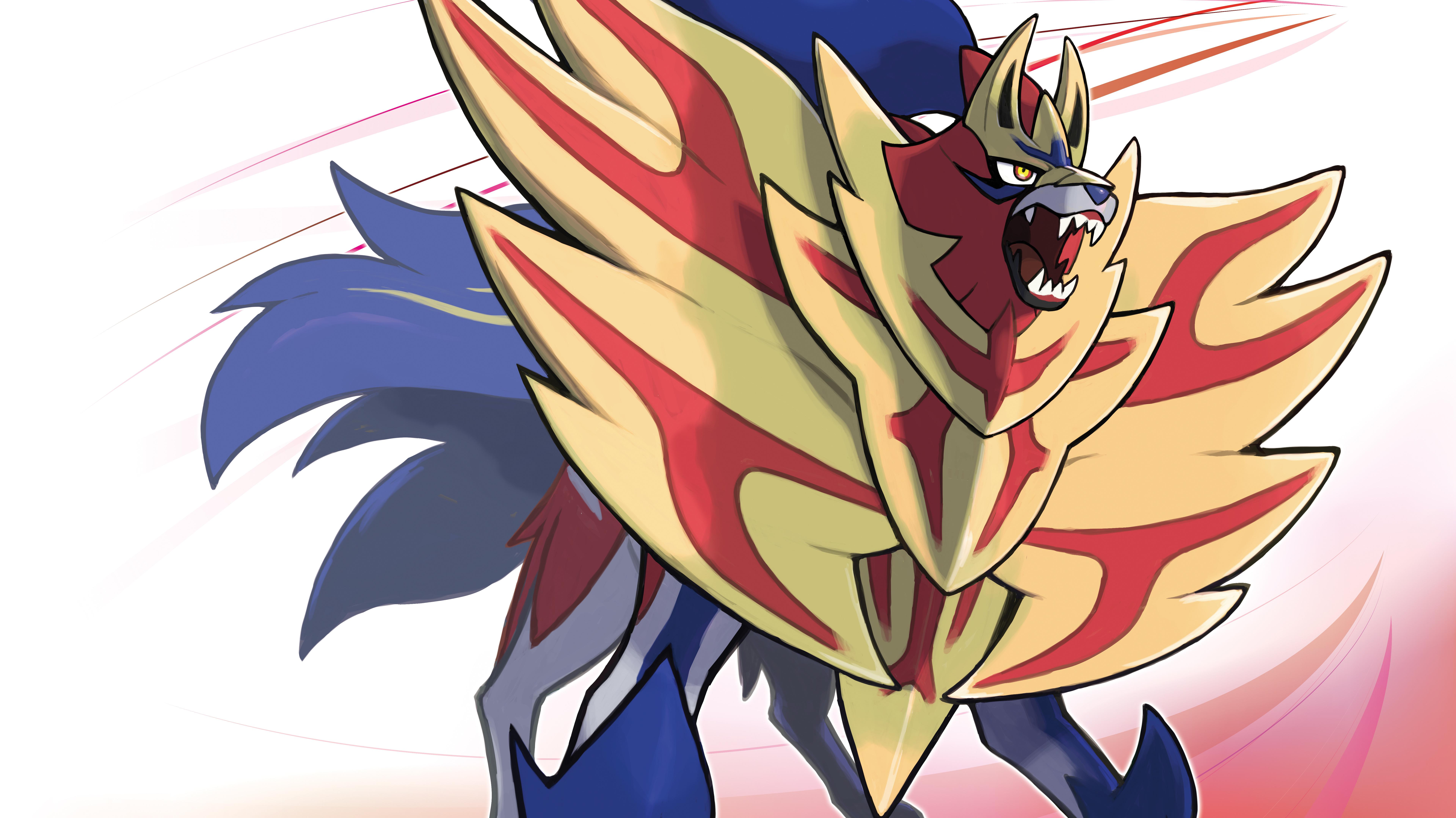 Download Zamazenta And Zacian From Pokemon Wallpaper