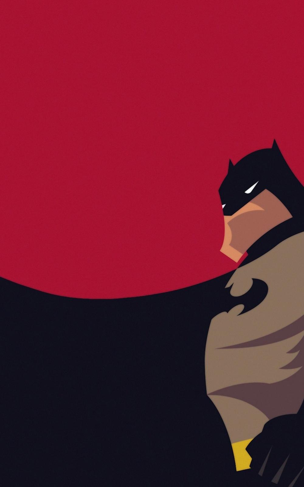 Minimalist Batman Android Wallpaper free download