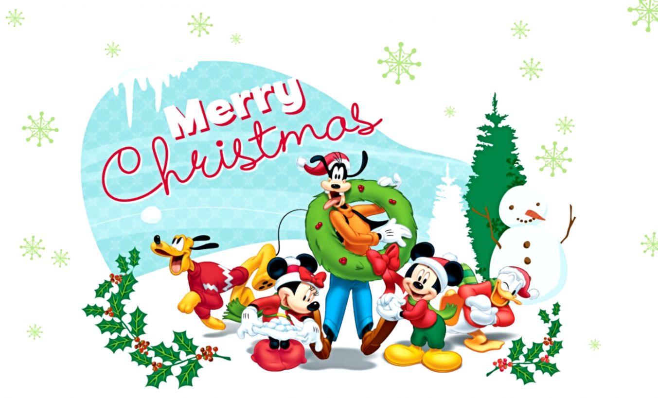 Merry Christmas Mickey Mouse Wallpaper HD