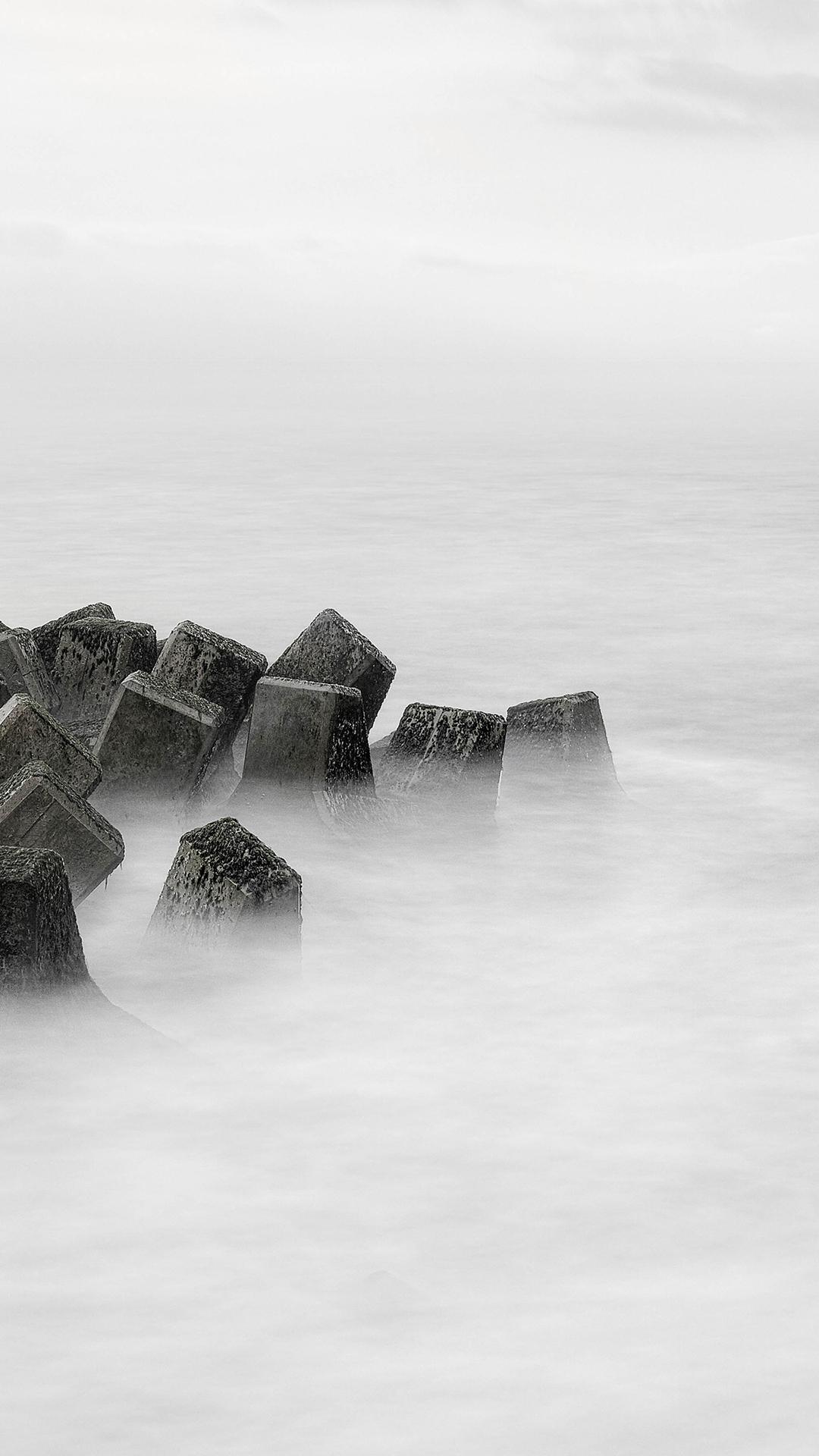 Waves Breaker iPhone Wallpaper HD